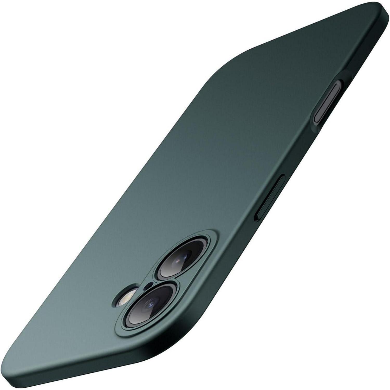 Schutzhülle Für Iphone 17 6,3 Zoll, Matt, Tpu, Kameraschutz, Nachtgrün
