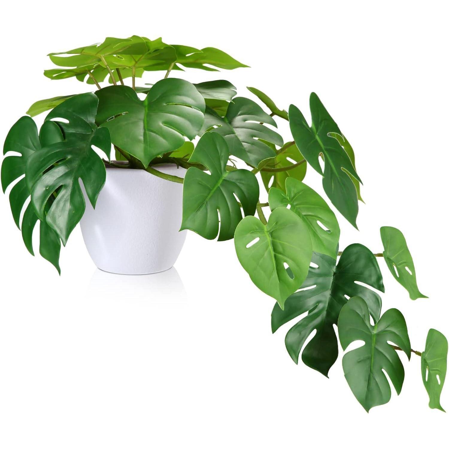 Künstliche Monstera Pflanze 45cm Hochrealistisch Für Innendekoration