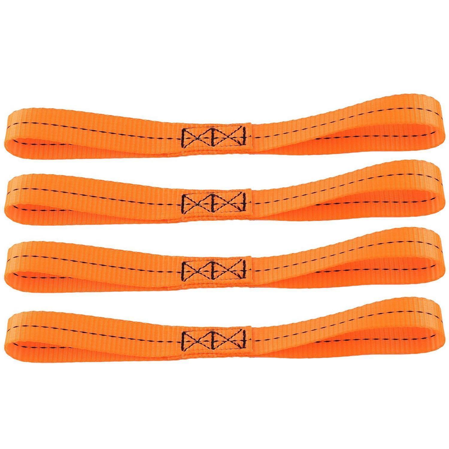 4x Zurrschlaufen 30cm, 25mm Breit, Für Auto, Motorrad, Fahrrad