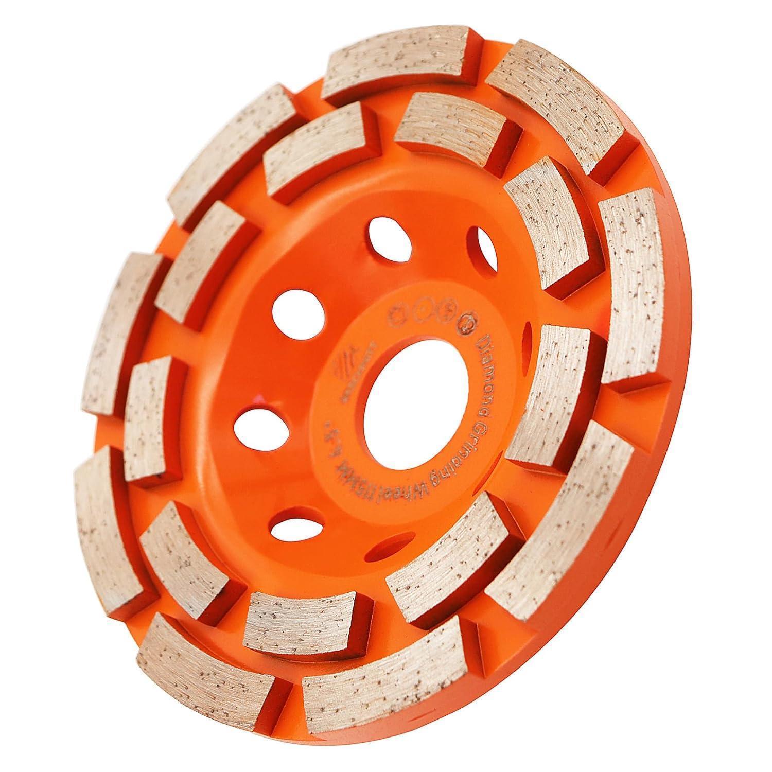 Diamant Schleiftopf 115mm, Doppelreihig, 40/50 Körnung Für Beton & Stein