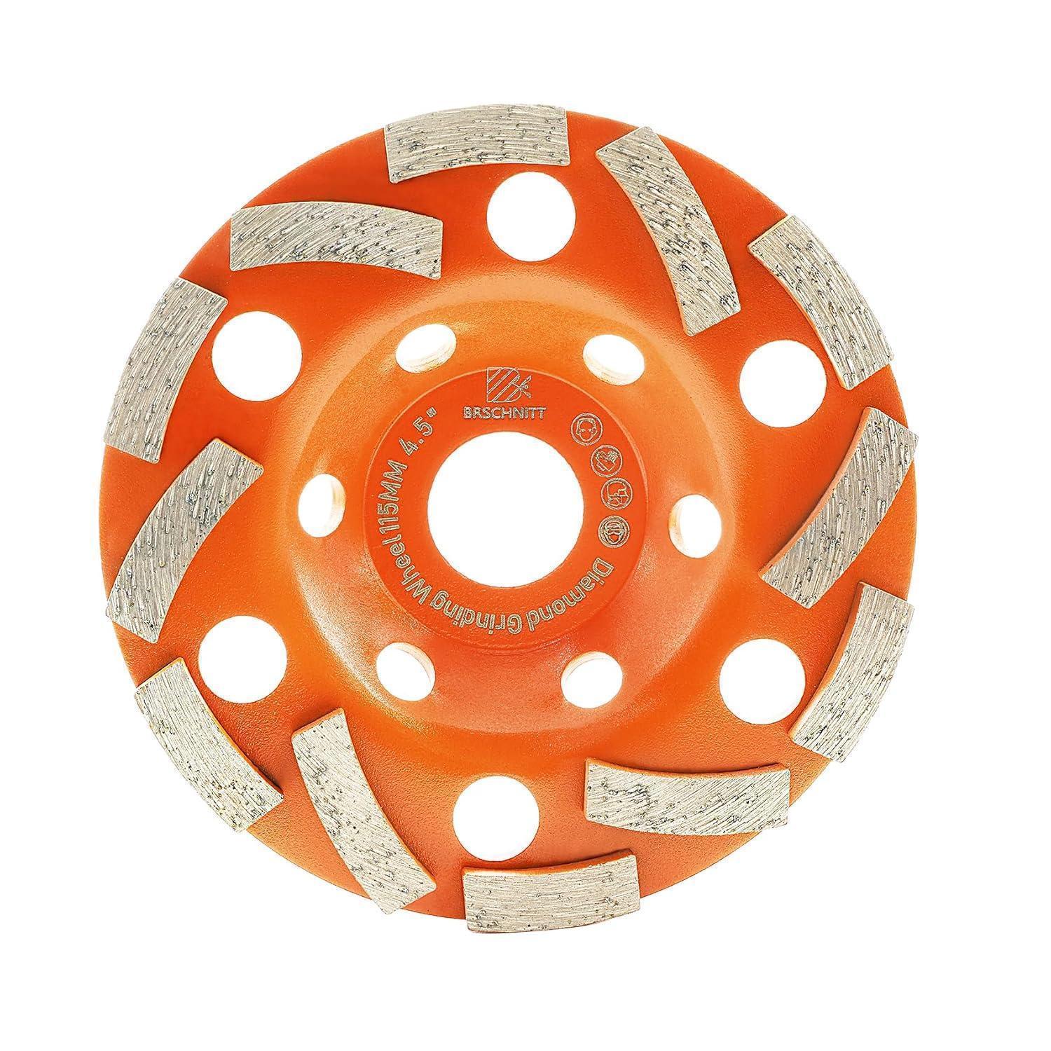 Diamant Schleiftopf 115mm, Doppelreihig, 40/50 Körnung Für Beton, Granit