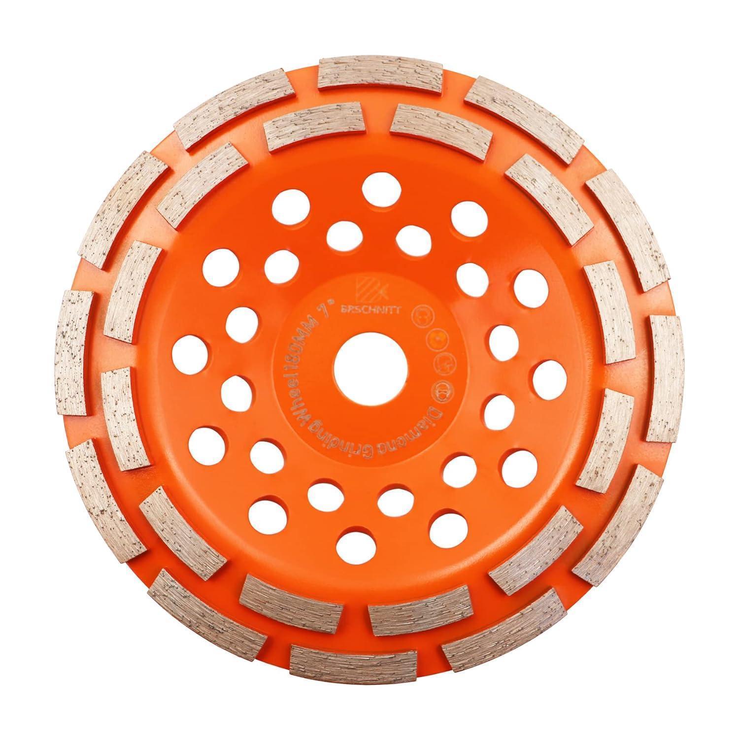 Diamant Schleiftopf 180mm, Doppelreihig, 40/50, Für Beton & Stein