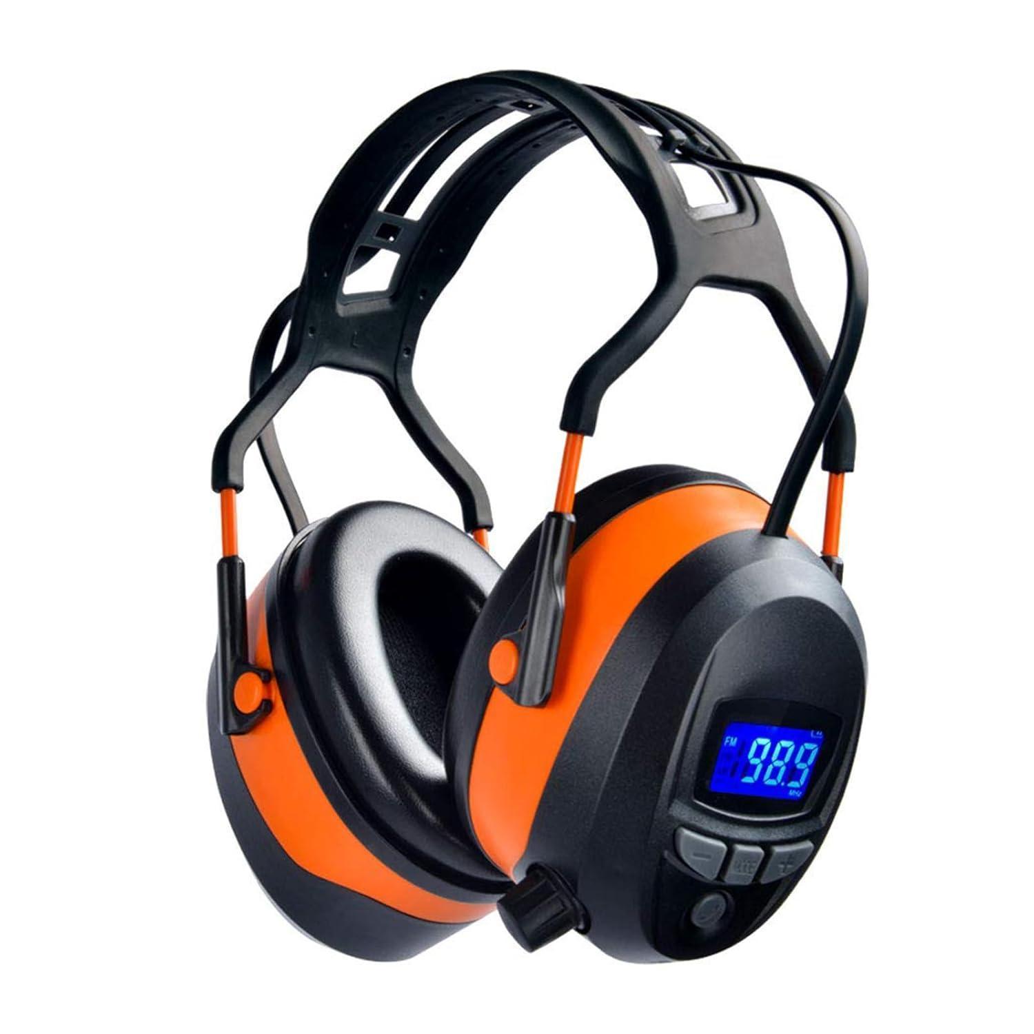 Gehörschutz Kopfhörer Mit Bluetooth, Mp3 & Radio, Nrr 29db, Orange