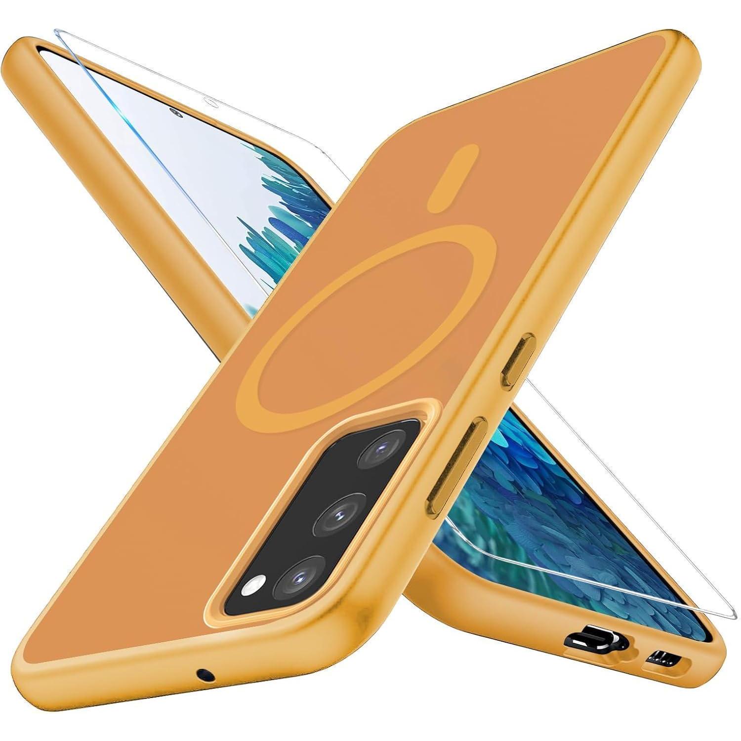 Handyhülle Für Samsung Galaxy S20 Fe Mit Magsafe, Magnetisch, Sturzschutz, Matt, Grün