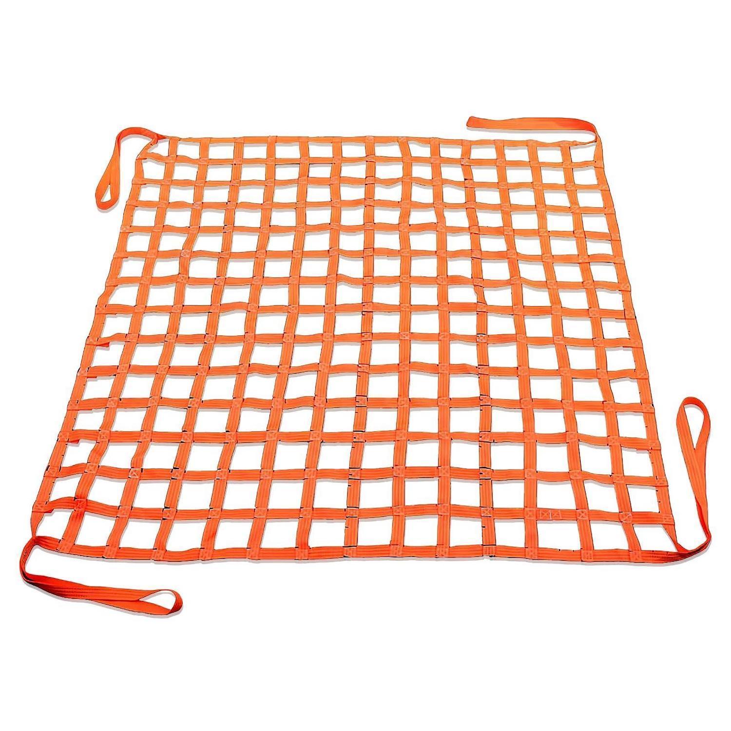 Lastenhebenetz 1x1m, 300kg Tragkraft, Polyester, Für Ladungssicherung