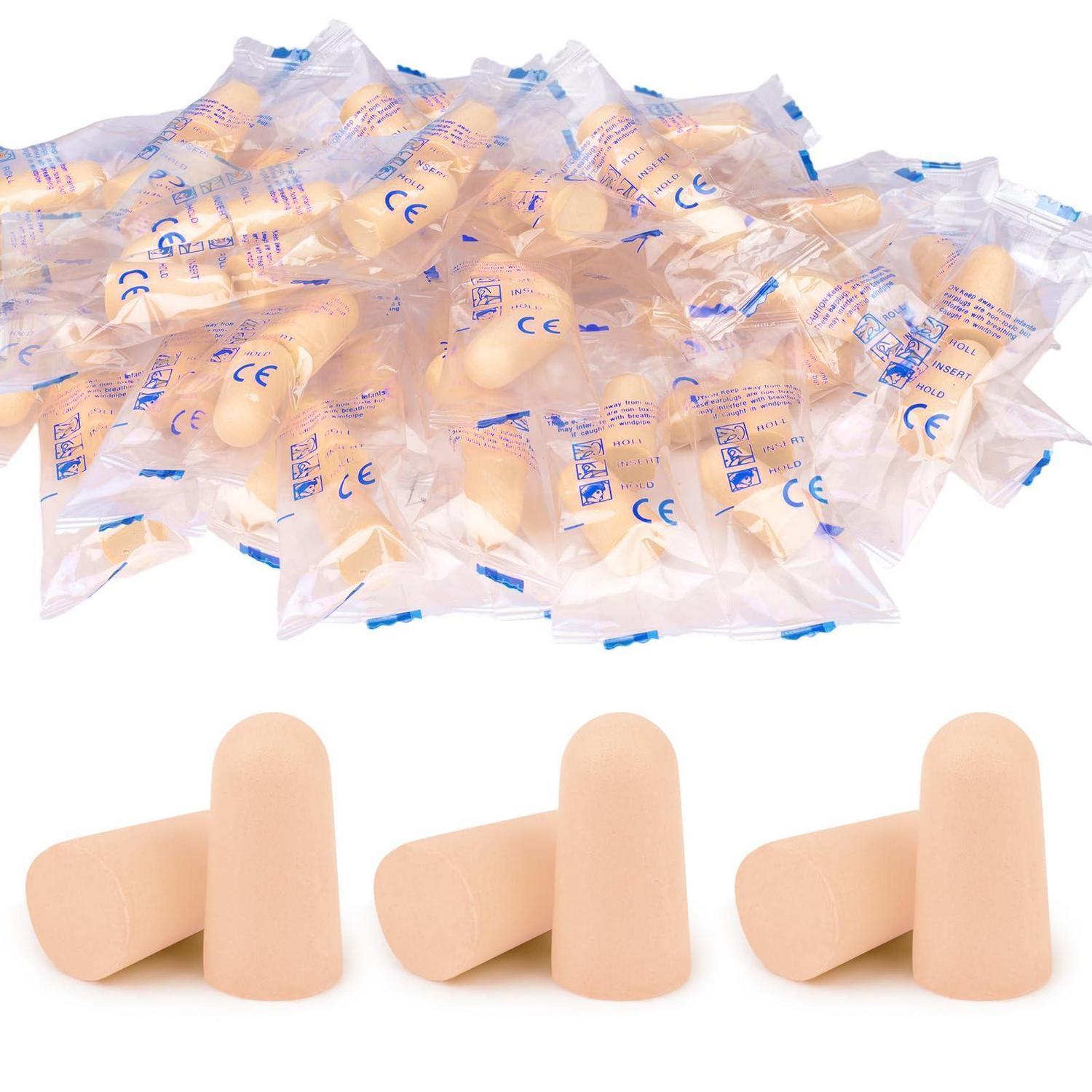 30 Paar Soft Ohrstöpsel Mit 38 Db Snr Für Schlaf & Reisen, Rosa