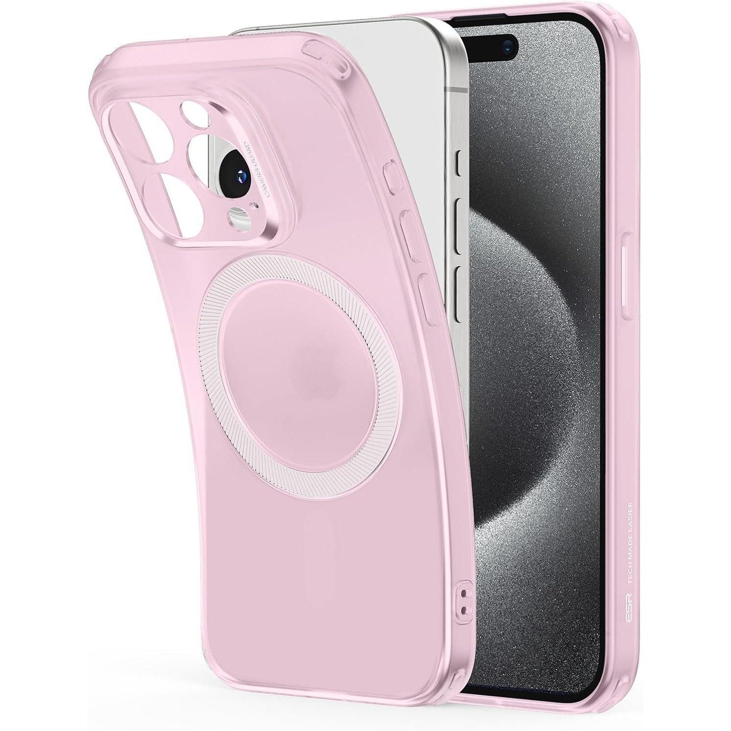 Iphone 15 Pro Hülle, Mattiert Klar, Magsafe, Stoßfest, Dünn