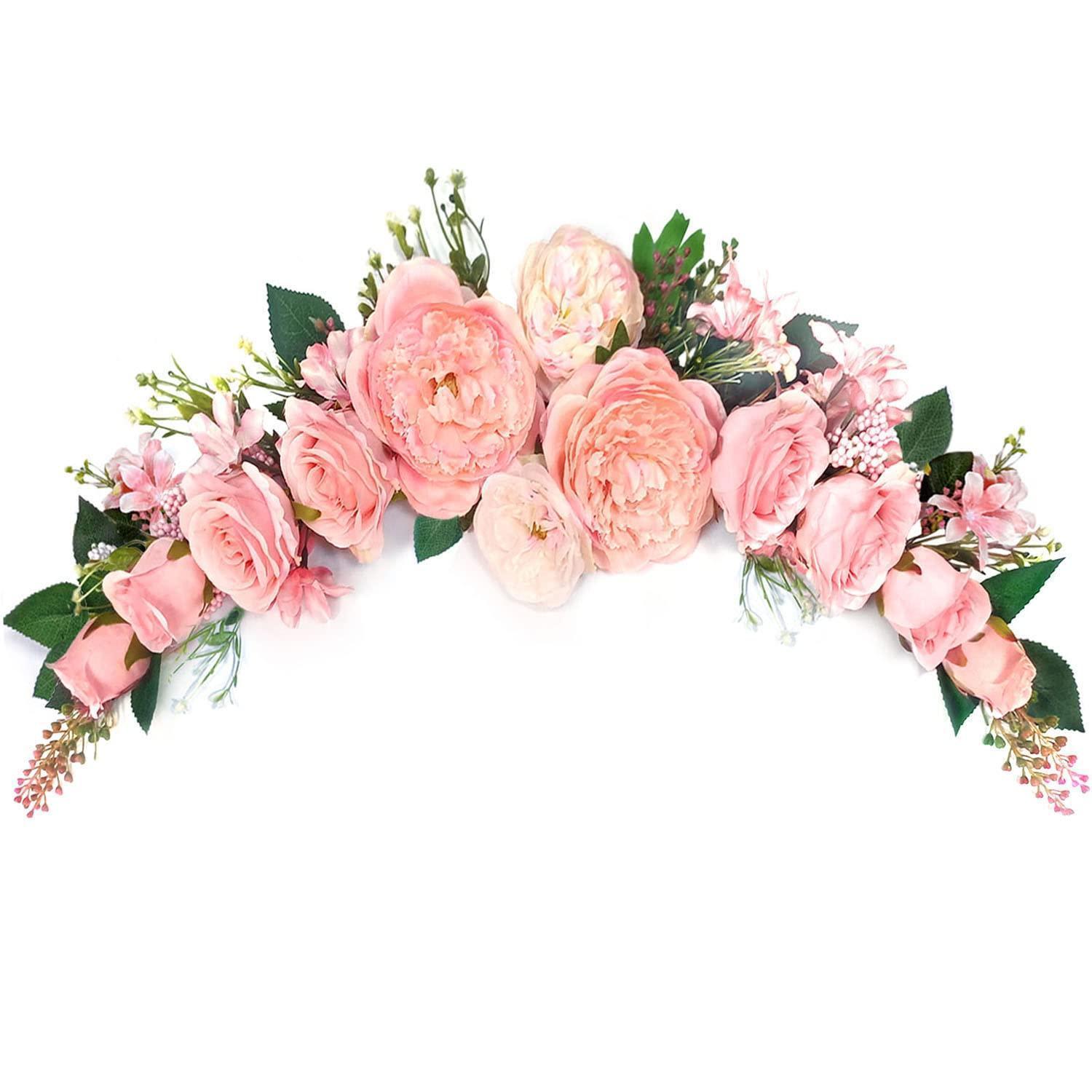 Künstliche Pfingstrosen Girlande 60cm Rosa Für Hochzeit & Deko