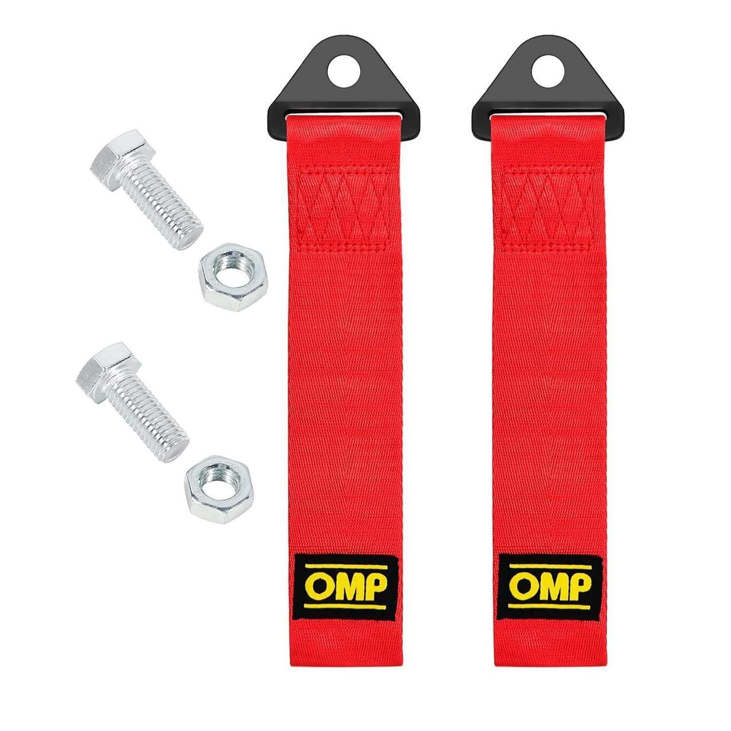 2x Abschleppschlaufe Rot Universal Hochfest 2 Tonnen Für Rennwagen