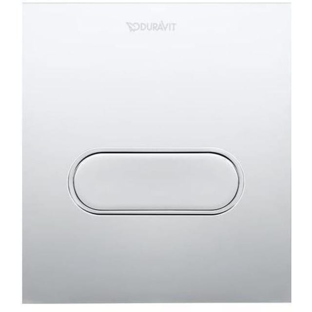 Duravit Betätigungsplatte A1 DuraSystem 13,1x15cm, Kunststoff, chr hgl, für Urinal