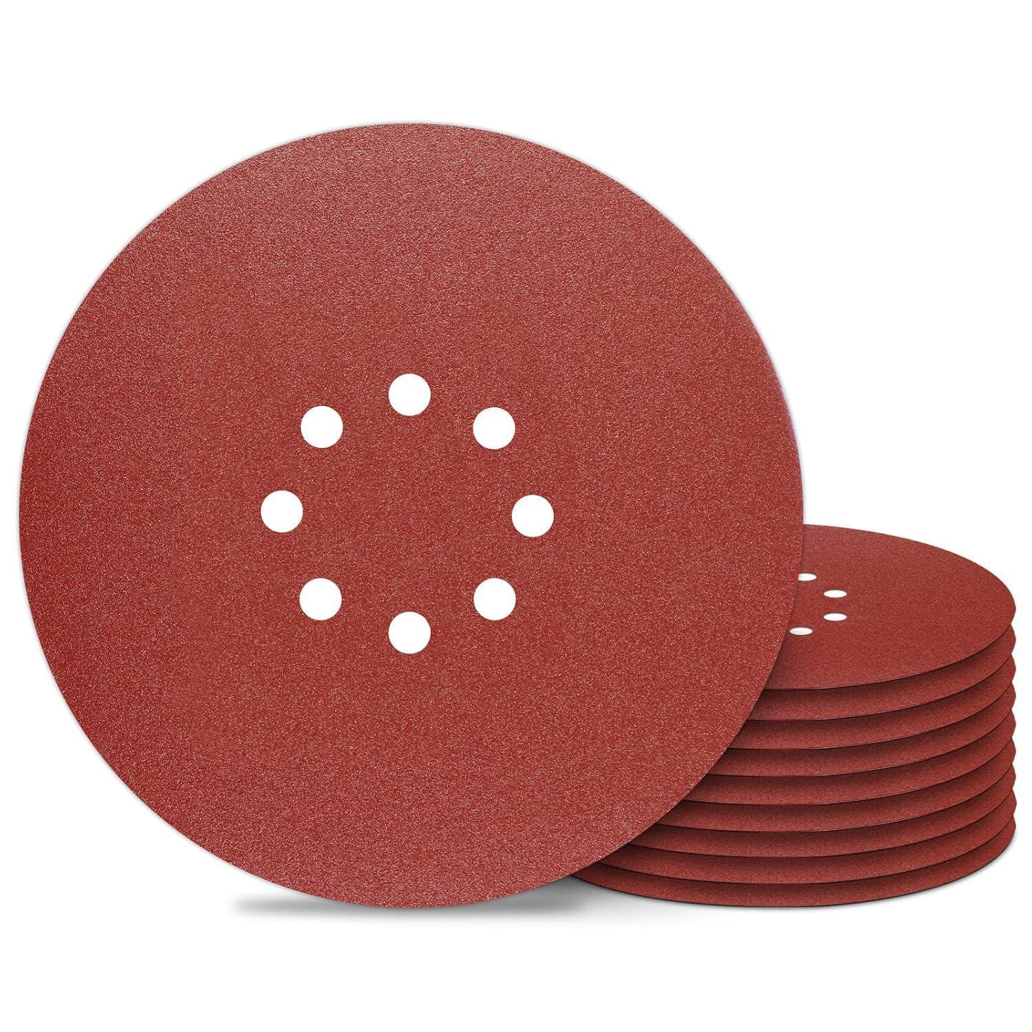 Schleifpapier 225mm Klett P150 10 Stück 8 Loch Für Trockenbauschleifer