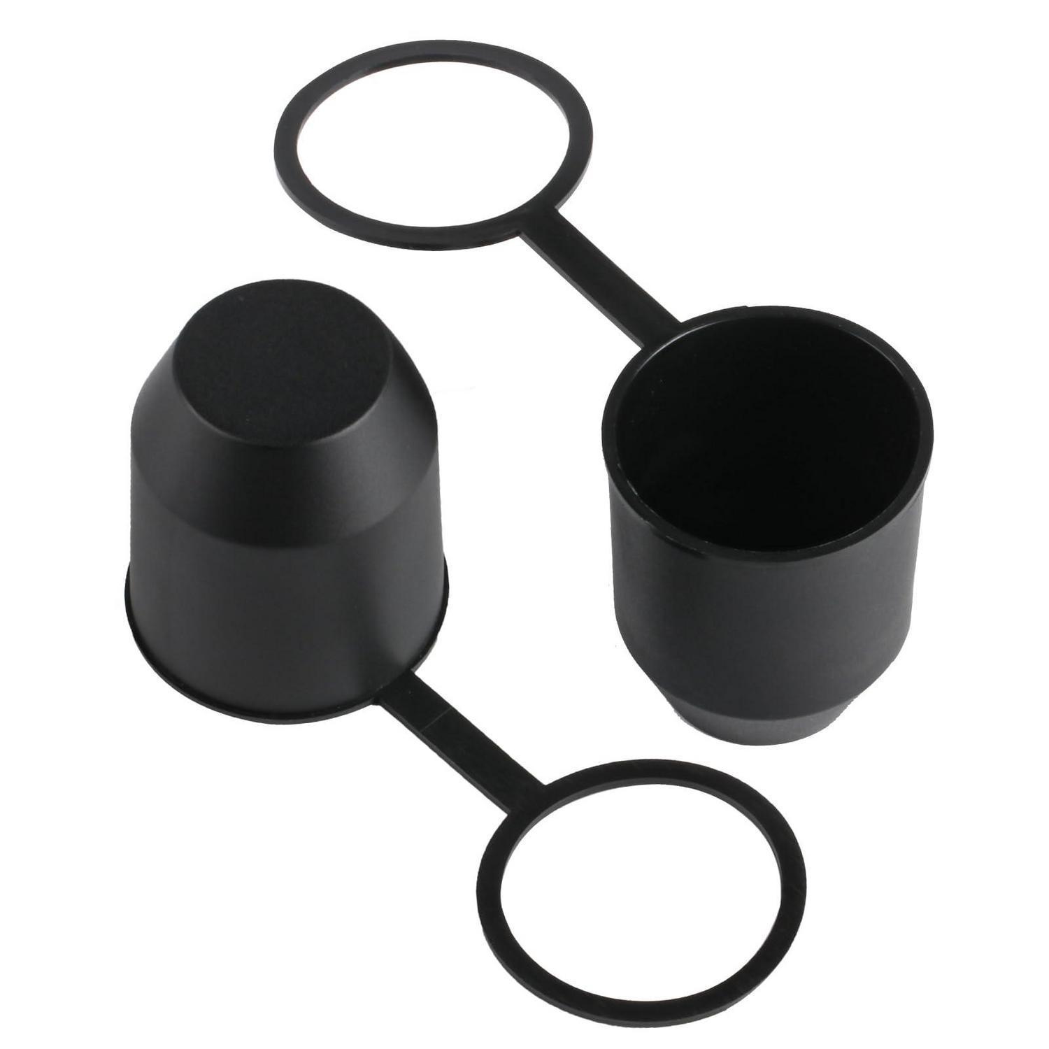 2x Anhängerkupplung Abdeckung Mit Halterung Für 50mm Kugelkopf