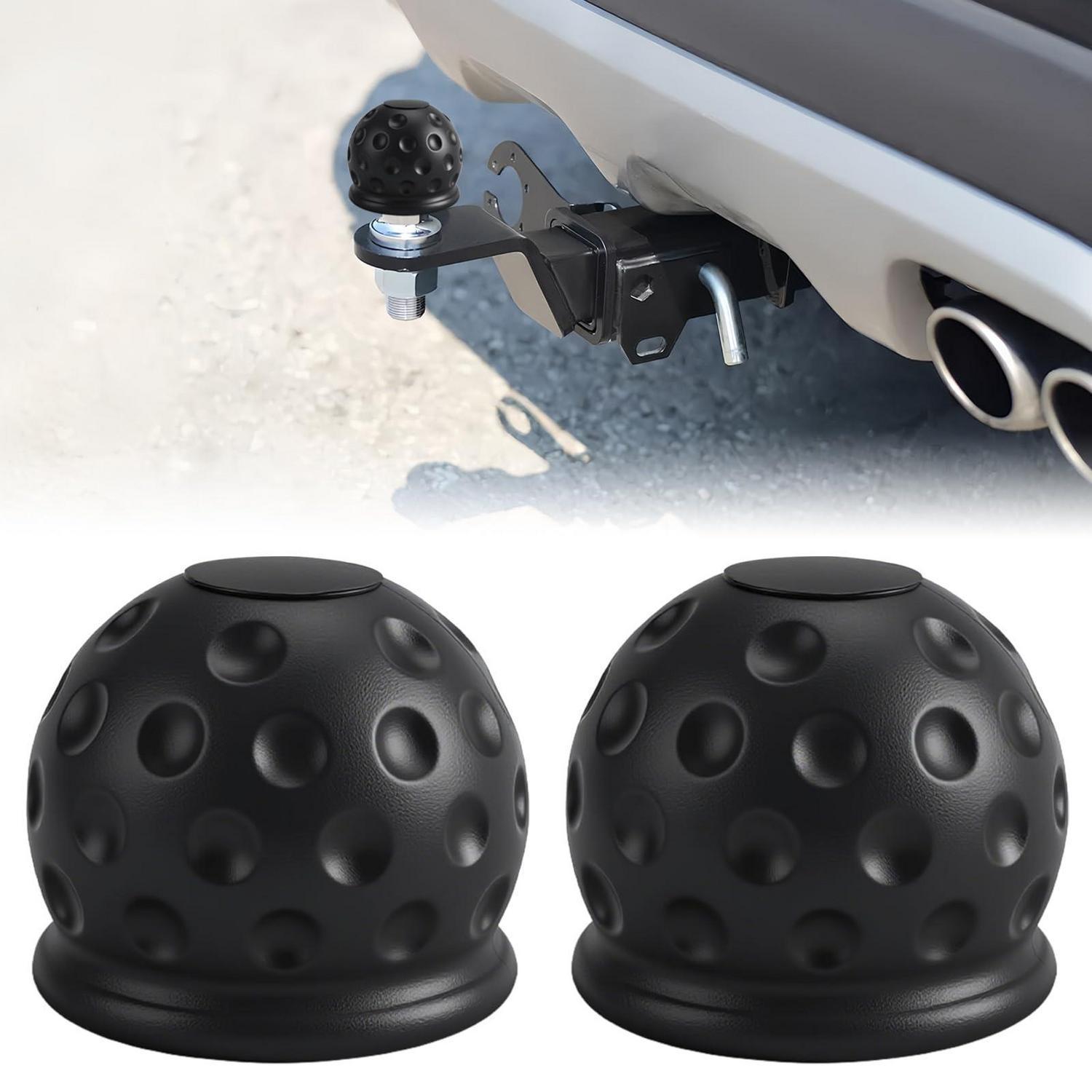 2er Set Anhängerkupplung Abdeckung 50mm Gummi Kugelkopfabdeckung