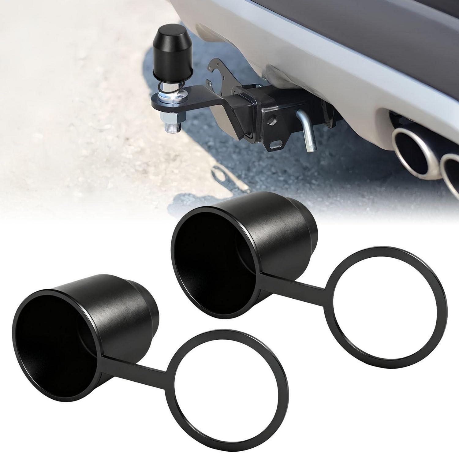 2x Anhängerkupplung Abdeckkappe Mit Sicherungsring Für 50mm Kugelkopf