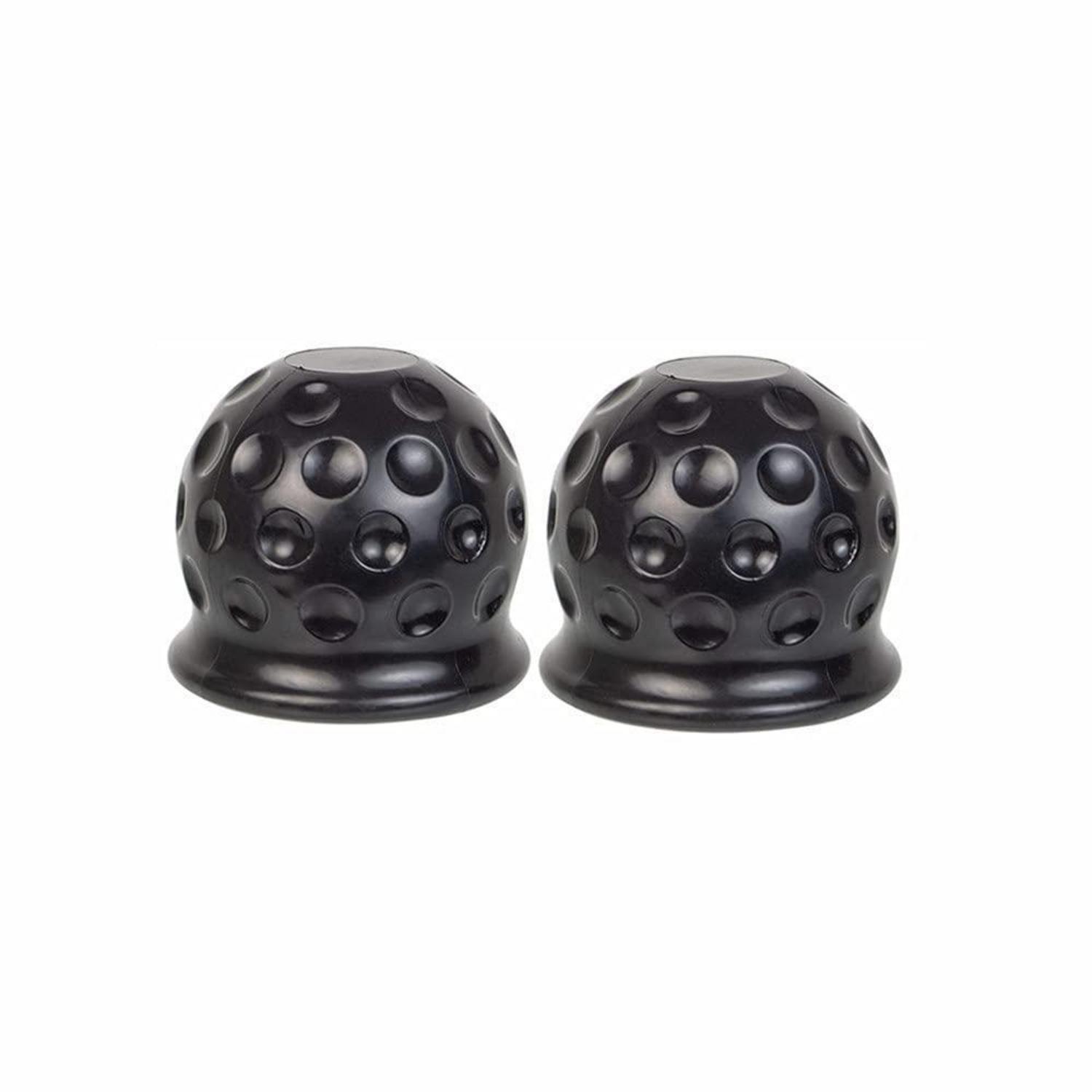 2er Set Anhängerkupplung Kugelabdeckung 50mm Gummi Abrieb- & Schmutzschutz
