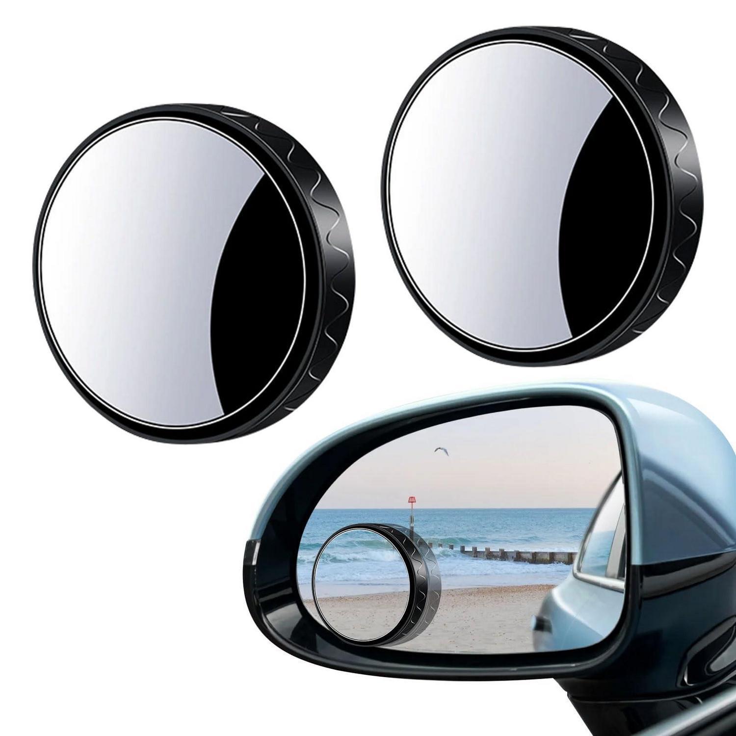 2x Auto Toter-winkel-spiegel 360° Drehbar Mit Saugnapf, Hd-glas Weitwinkel