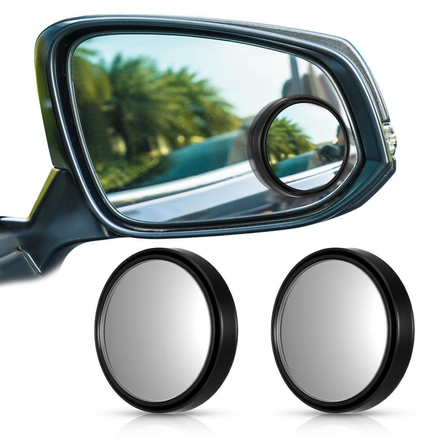 2x Toter Winkel Spiegel Auto 360° Drehbar, Konvex, Selbstklebend, Universell