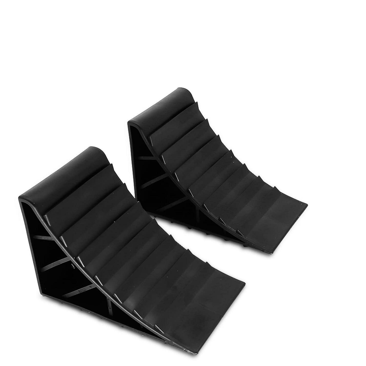 2x Unterlegkeile Mit Griff, Robust, Für Auto, Wohnwagen, Anhänger