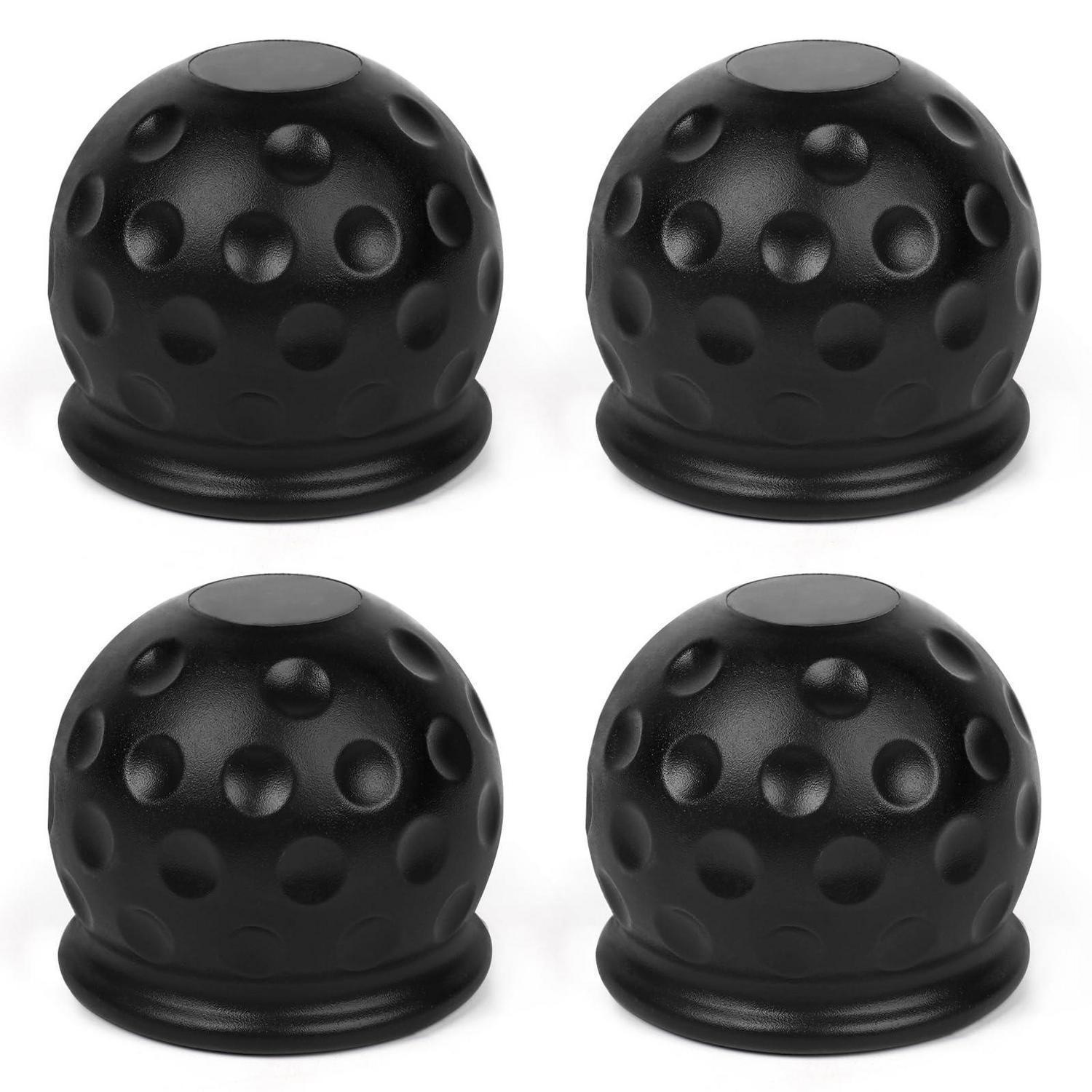 4x Anhängerkupplung Abdeckung 50mm Gummi Für Wohnwagen & Pkw