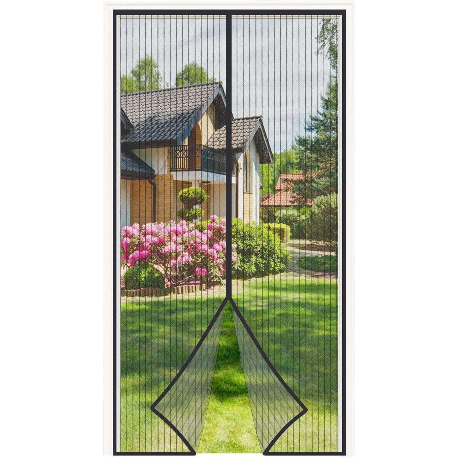 Fliegengitter Balkontür 140x240cm Mit Starken Magneten, Ohne Bohren
