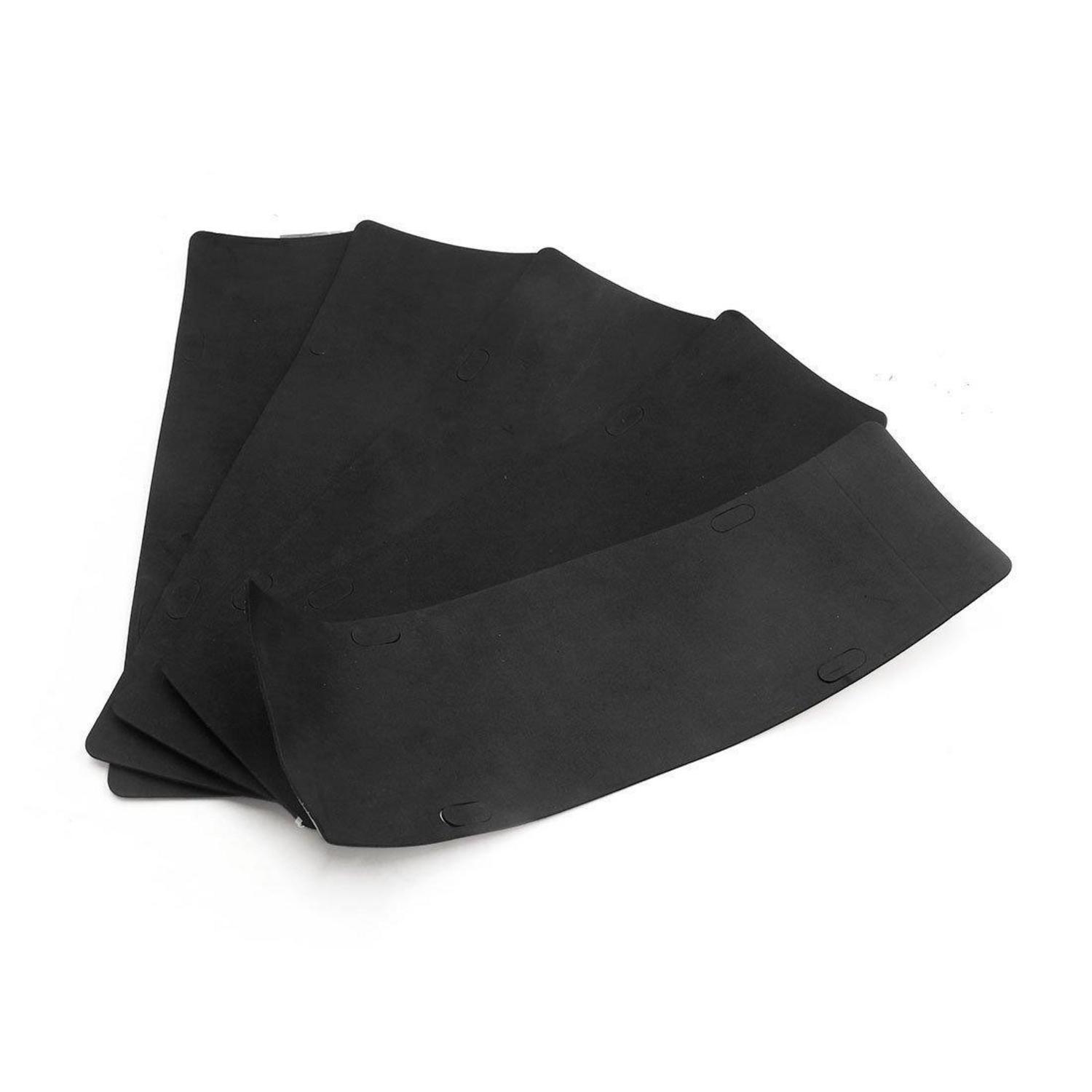 5x Nummernschild Pads Schwarz Schaum Anti-vibration Für Auto