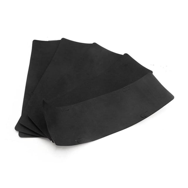5x Nummernschild Pads Schwarz Schaum Anti-vibration Für Auto