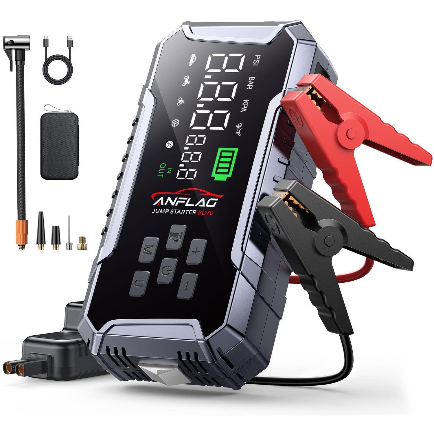 Starthilfe Powerbank Mit Kompressor 7000a 26800mah Für Benzin & Diesel