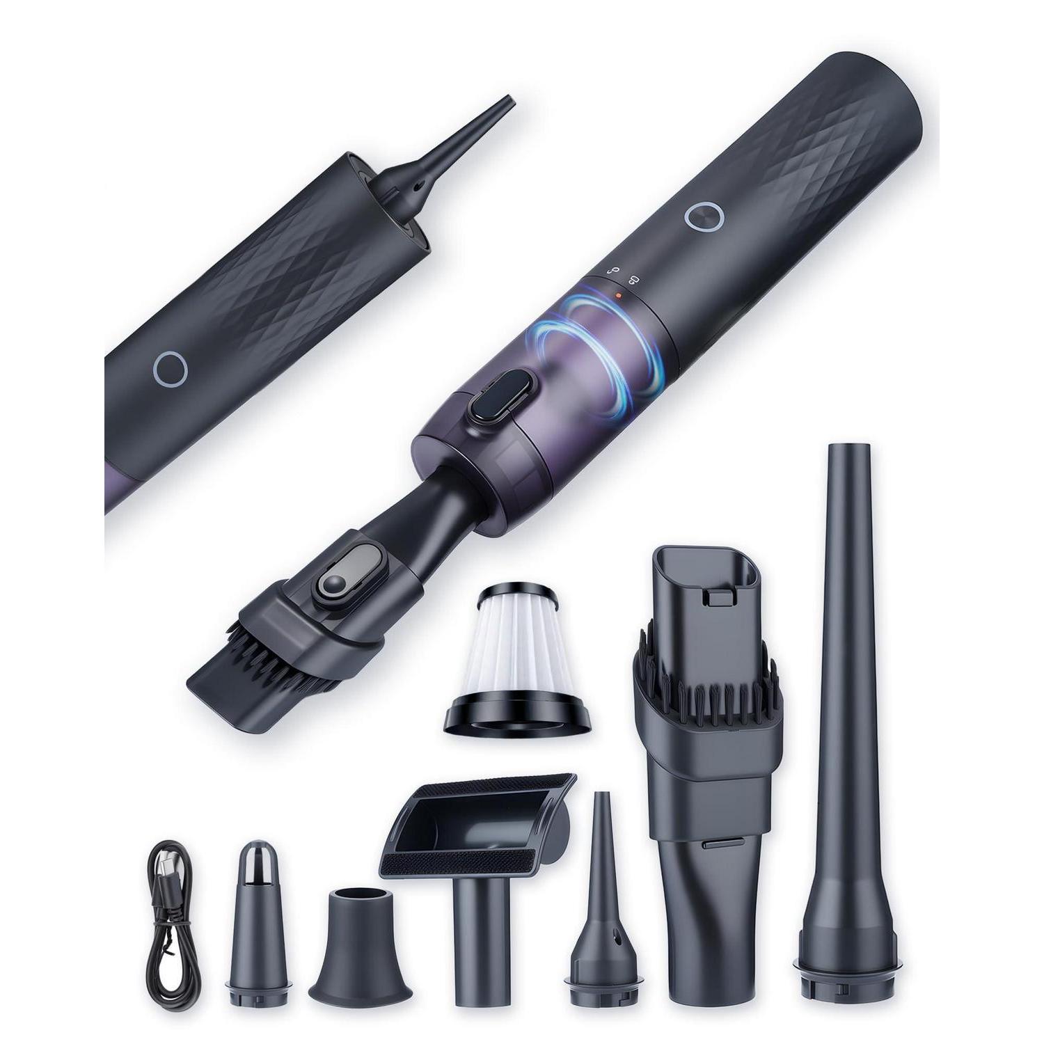 Akku-handstaubsauger 4-in-1 Mit Hepa-filter, 18000 Pa, Usb-c, Leicht & Leistungsstark