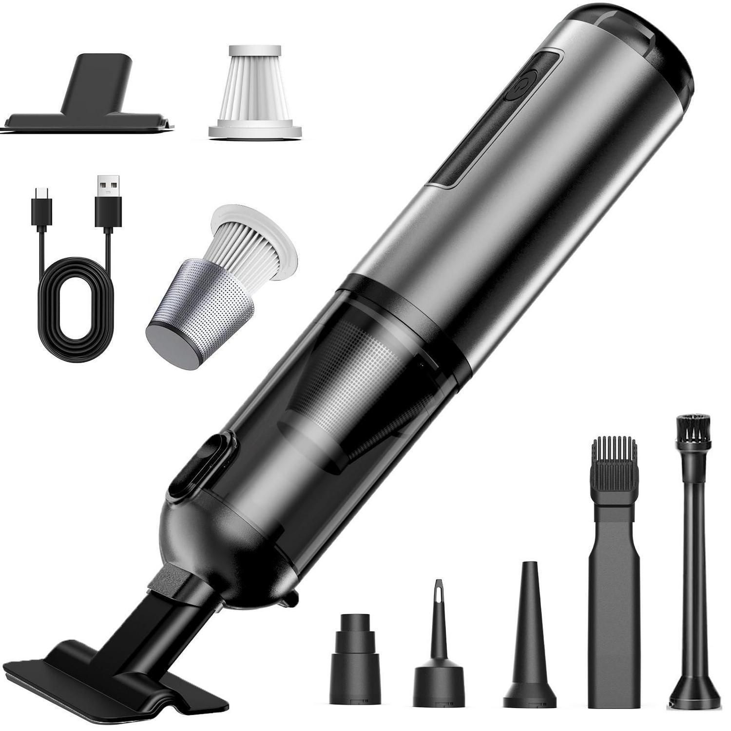 Akku Handstaubsauger 26000pa, 4-in-1 Mit Gebläsefunktion, Hepa-filter
