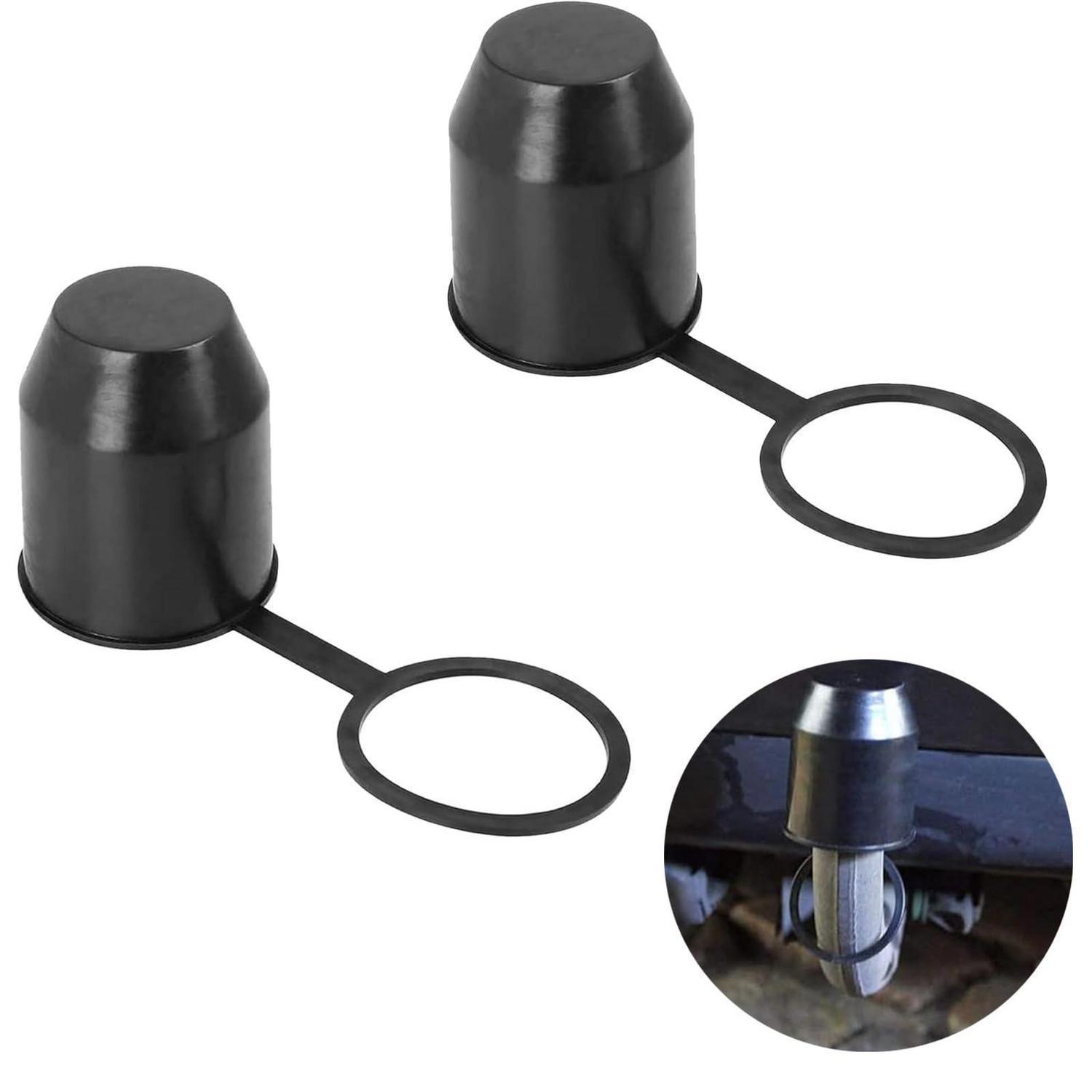 Anhängerkupplung Schutzkappe Mit Sicherungsring, 2 Stück, Für 50mm Kugelkopf