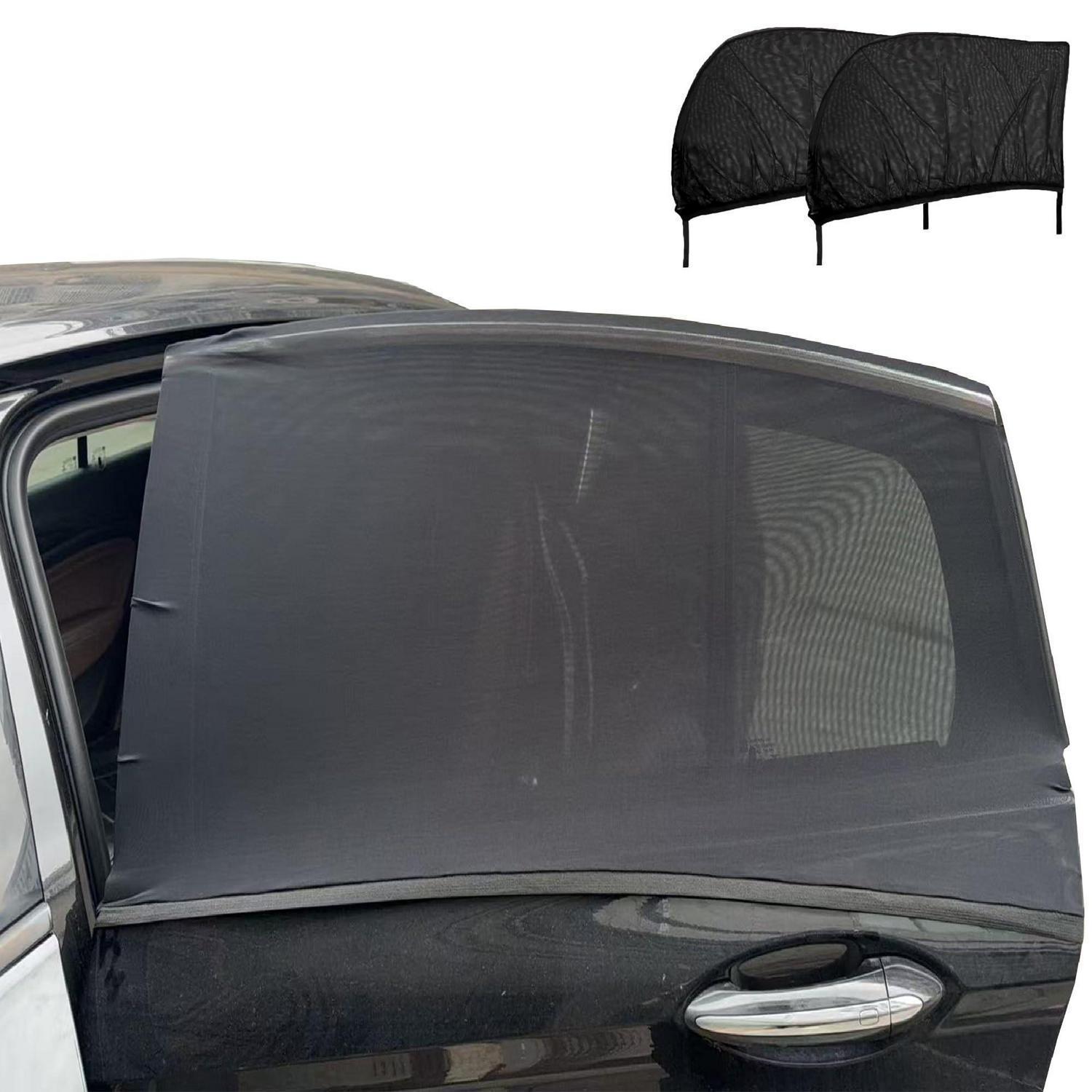 Auto Sonnenschutz 2 Stück, Universal Netz Für Fenster, Dehnbar, Uv-schutz