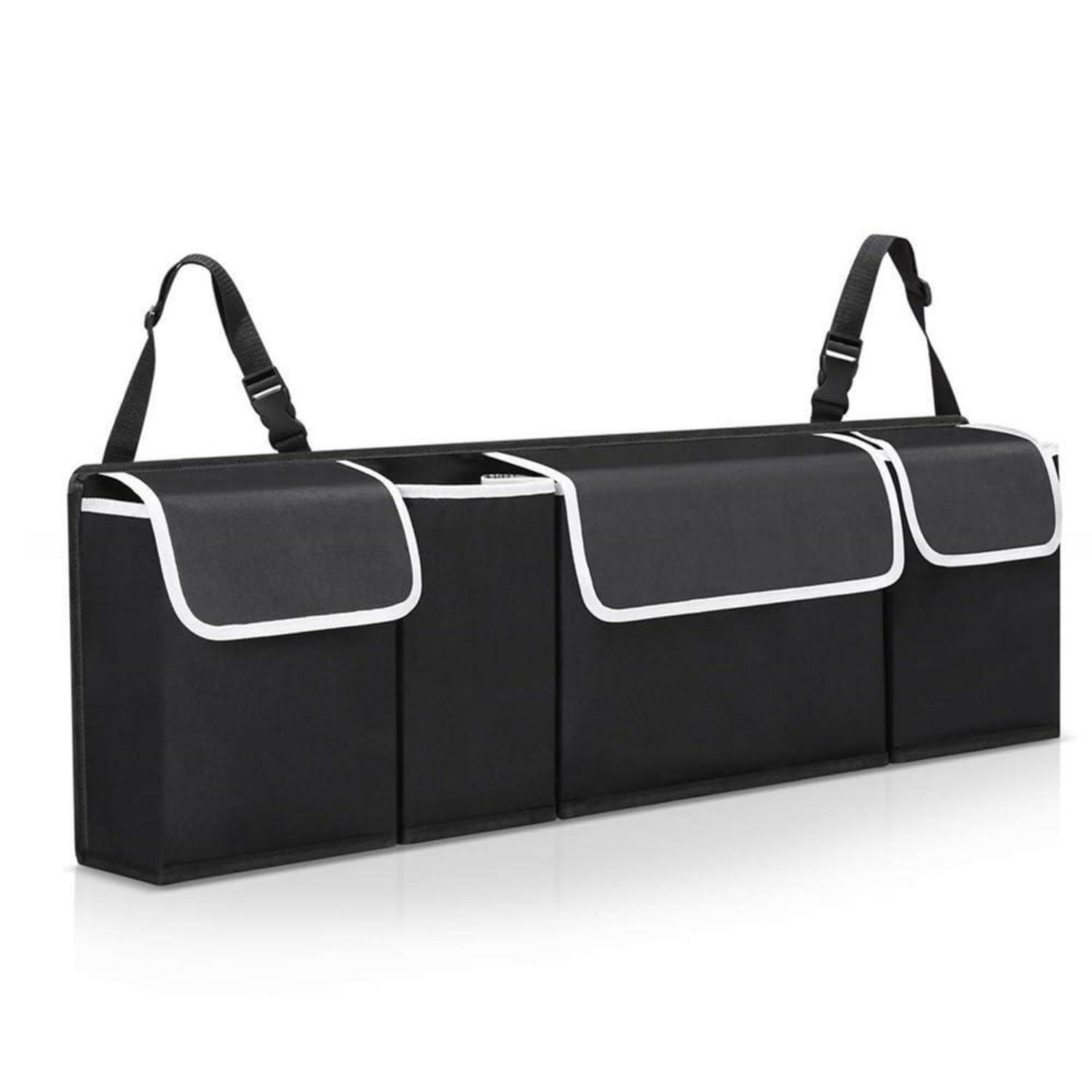 Auto-organizer Kofferraumtasche Wasserdicht Oxford 4 Taschen Faltbar Schwarz