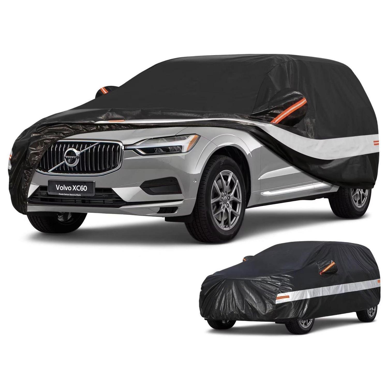 Autoabdeckung Suv 10 Lagen 100% Wasserdicht Für Volvo Xc60 (2008-2025) Schwarz