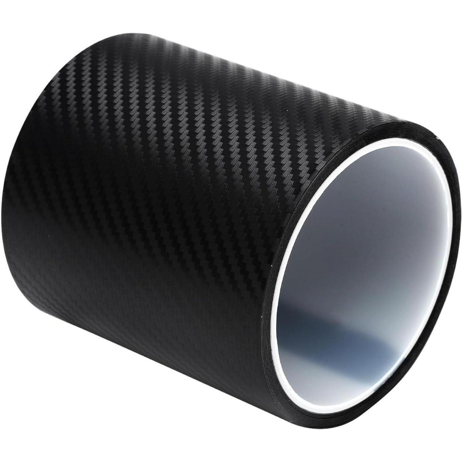 Autofolie Carbon Schwarz 10cm X 3m Lackschutzfolie Für Einstiegsleisten