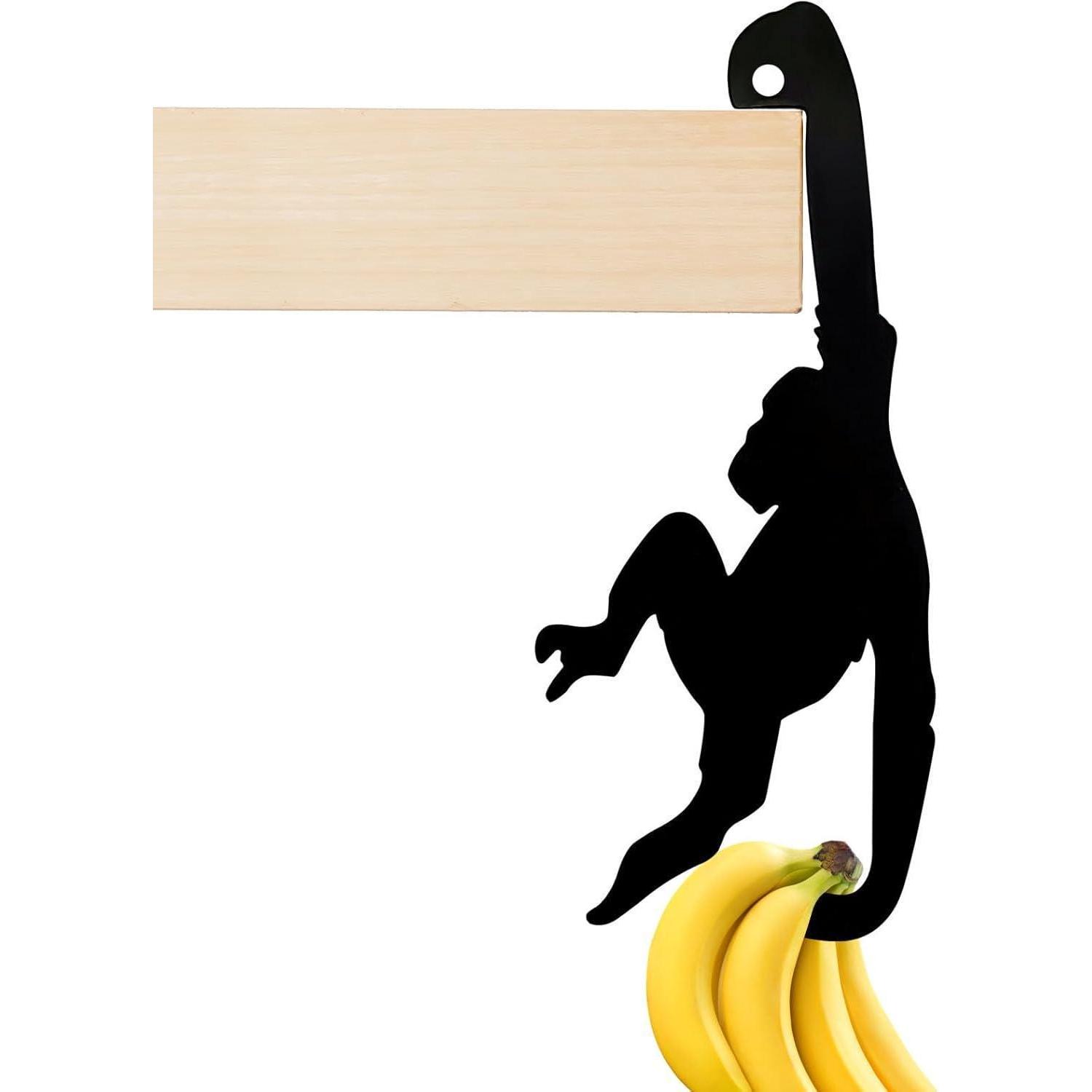 Bananenhalter Affe Für Küche, Obsthänger, Dekorativer Küchenhelfer