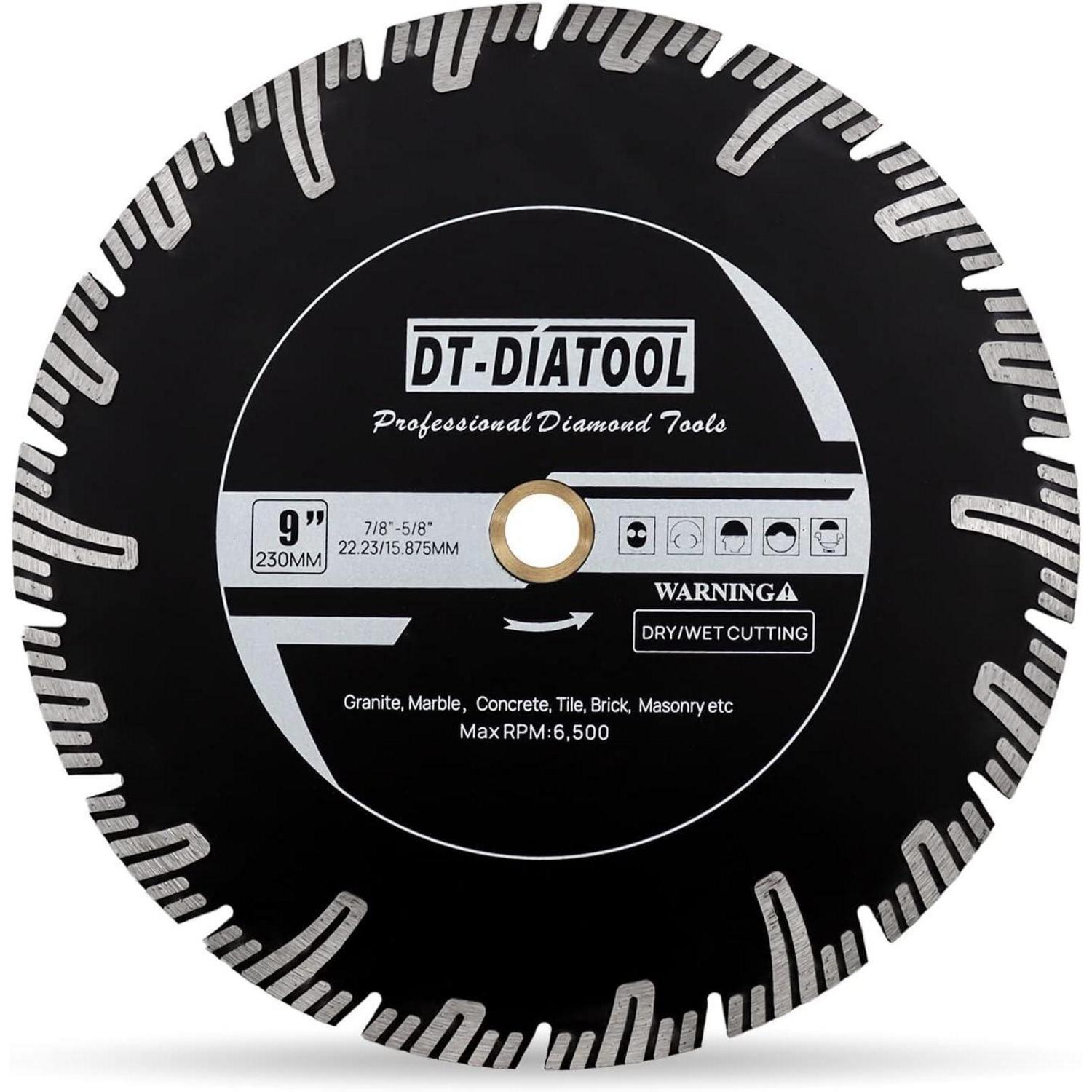 Diamant-trennscheibe 230mm Turbo Für Granit, Marmor, Beton, Fliesen, Mauerwerk