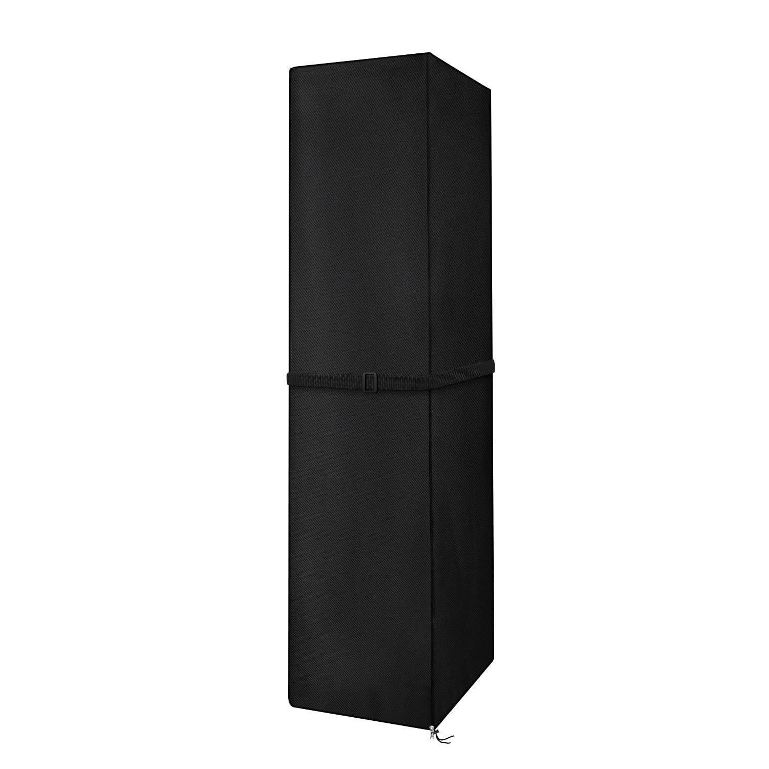 Heizstrahler Abdeckung Wasserdicht 221x61x53cm Schwarz Mit Reißverschluss
