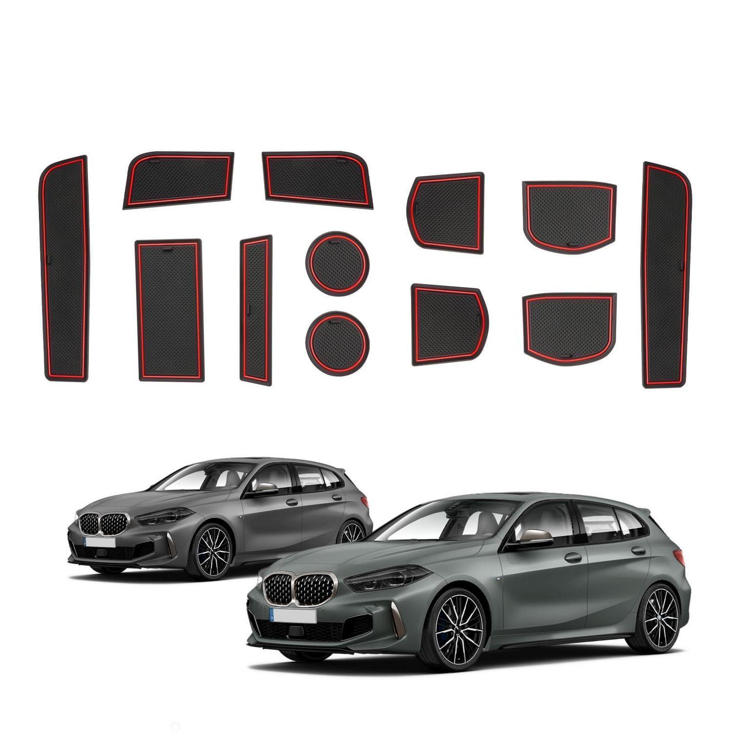 Antirutschmatten Für Bmw 1er F40 Automatik 2019-2024 Mittelkonsole Rot