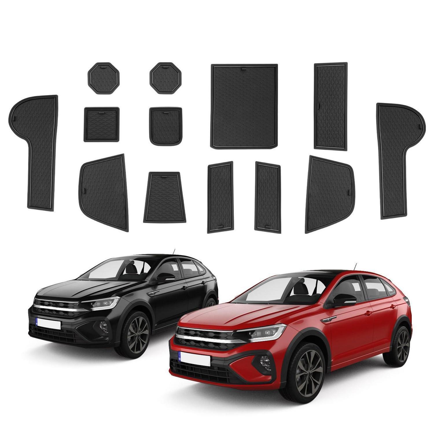 Antirutschmatten Für Vw Taigo/nivus 2021-2025, Wasserdicht, Rutschfest, Für Mittelkonsole, Becherhalter, Türfächer