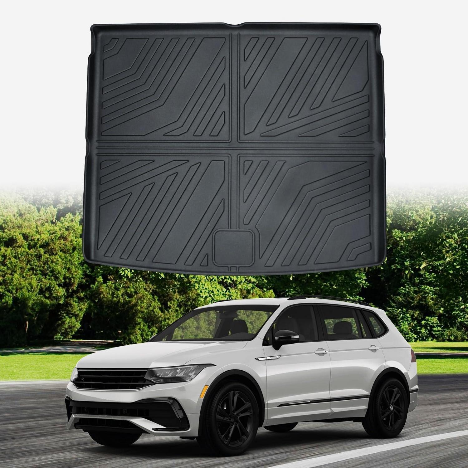 Kofferraumwanne Für Vw Tiguan 3 (2024-2026) - 3d-scan, Allwetter, Wasserdicht, Hoher Rand