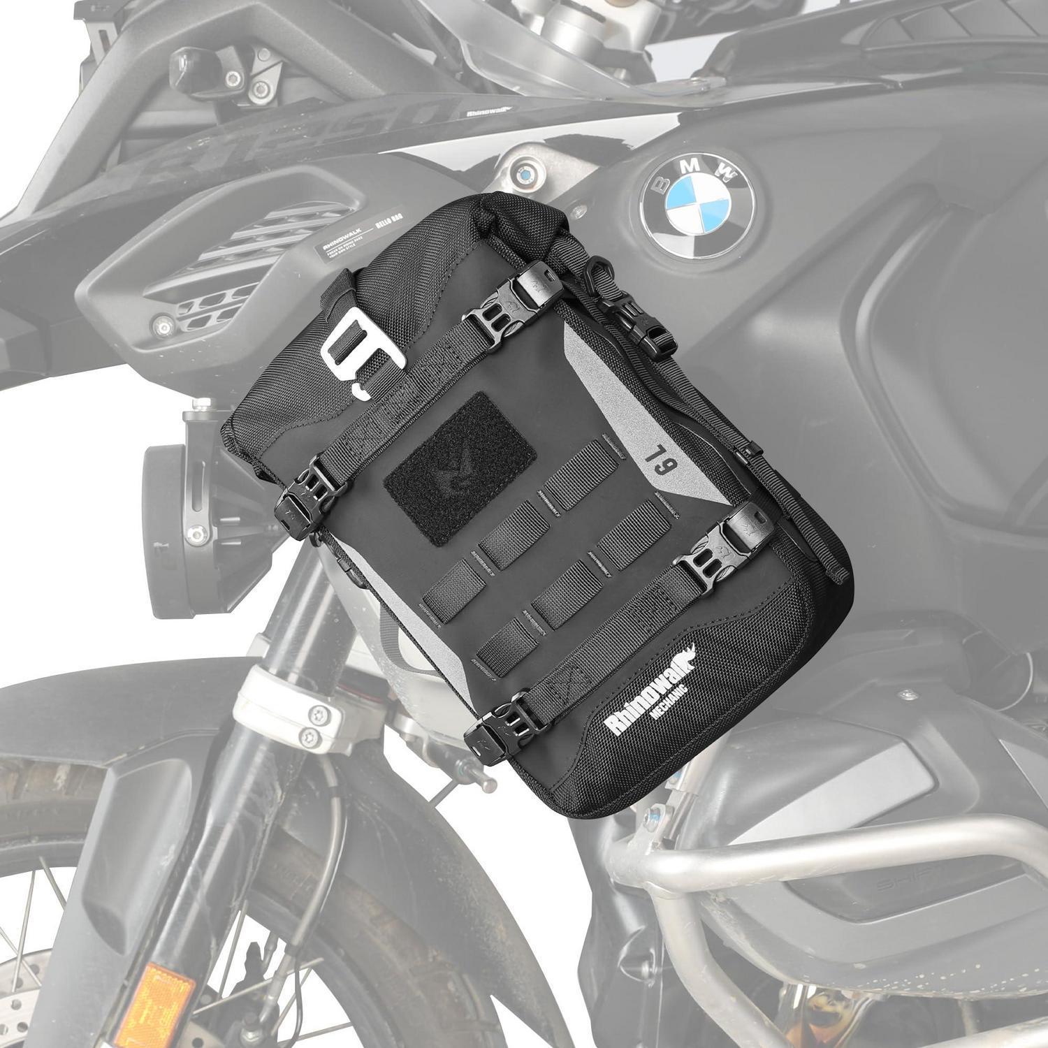 Motorrad Sturzbügeltasche 6l Wasserdicht Mit Molle System & Schultergurt
