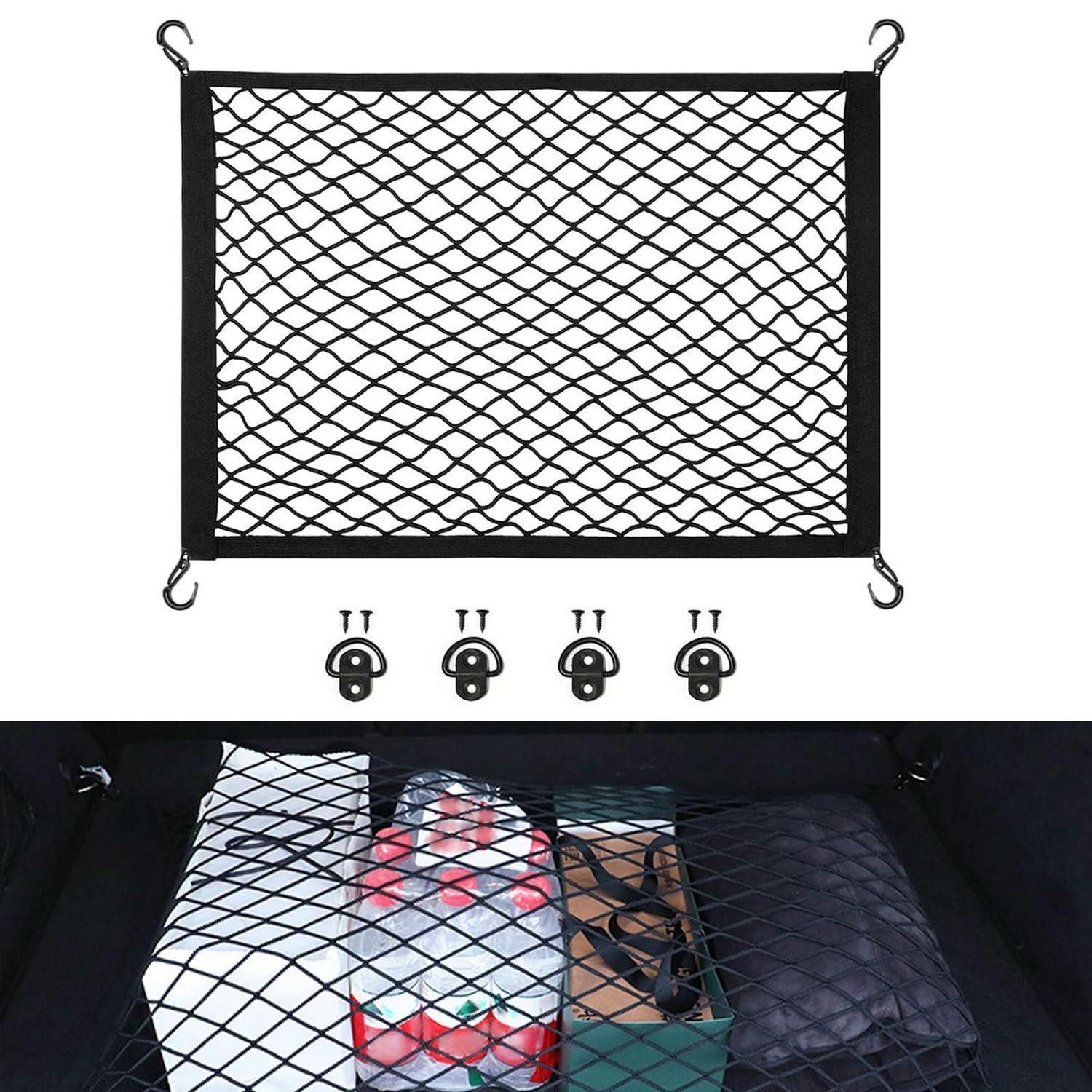 Elastisches Kofferraumnetz 80x60 Cm Mit Metallringen Für Auto & Wohnmobil