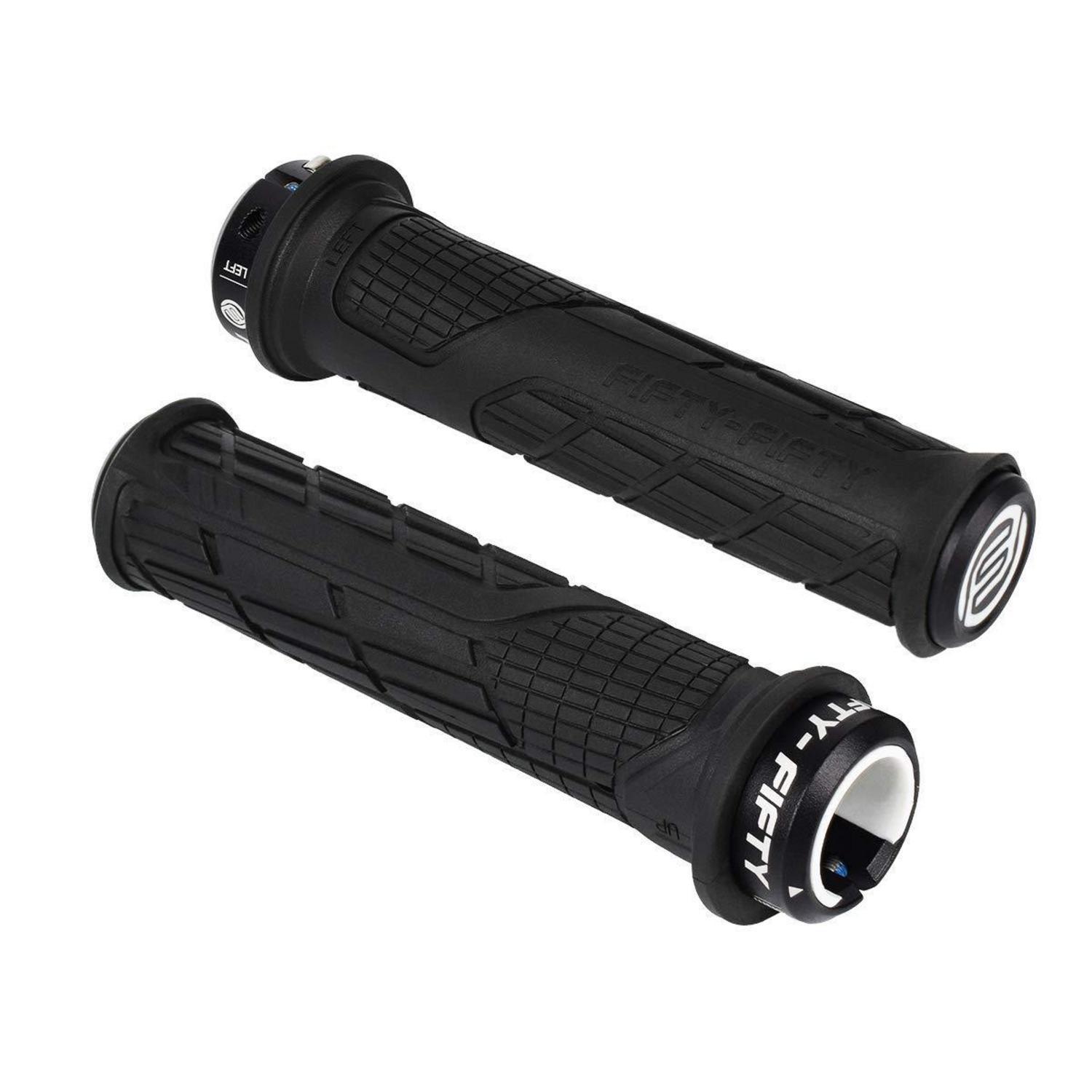 Fahrradgriffe Mtb Rutschfest Gummi Single Lock-on Für Mountainbike E-bike Schwarz