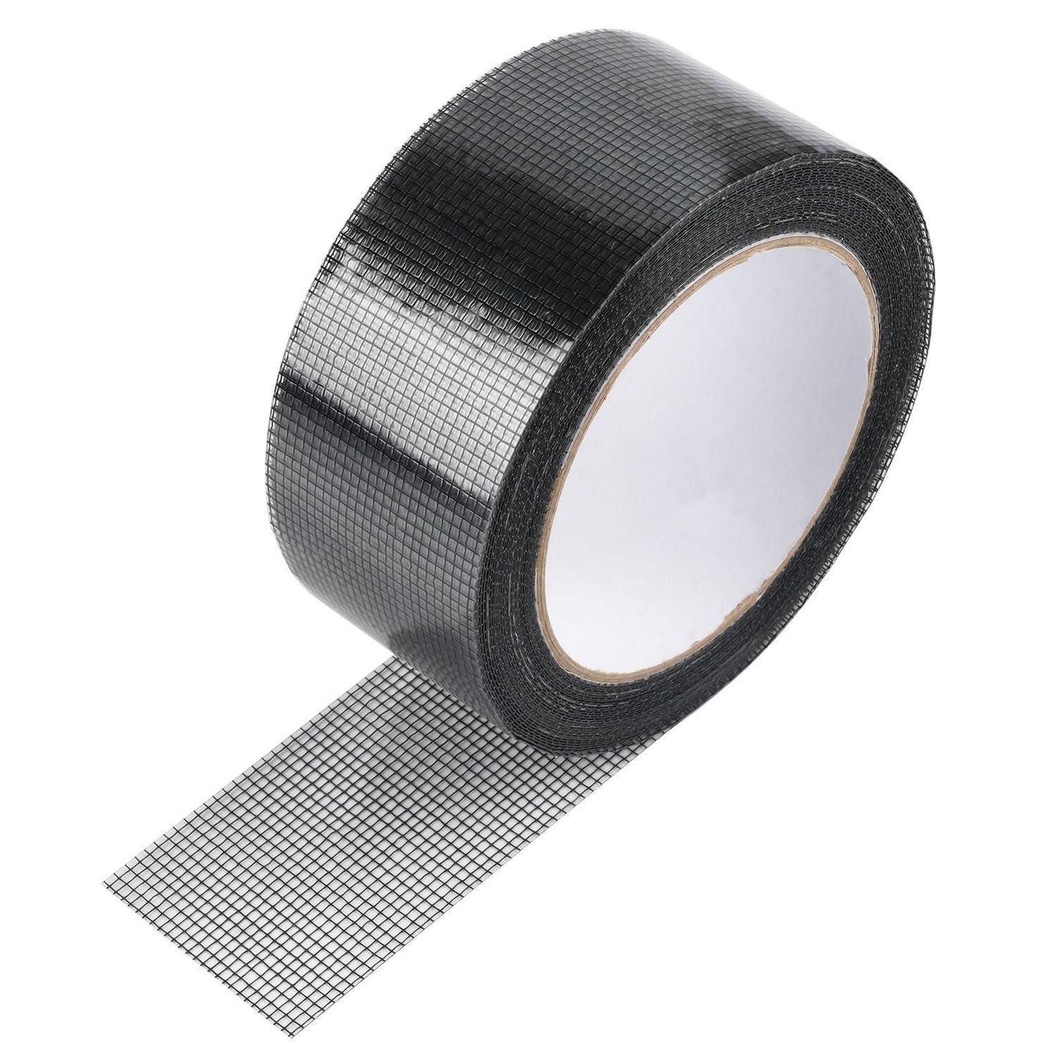 Fliegengitter Reparaturband 5cm X 900cm Selbstklebend Schwarz - Wasserdicht & Uv-beständig