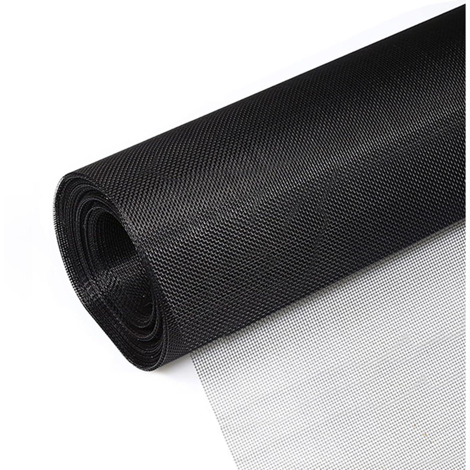 Fliegengitter-rollware Extra Stark 120x250cm Schwarz, Fiberglas, Zuschneidbar