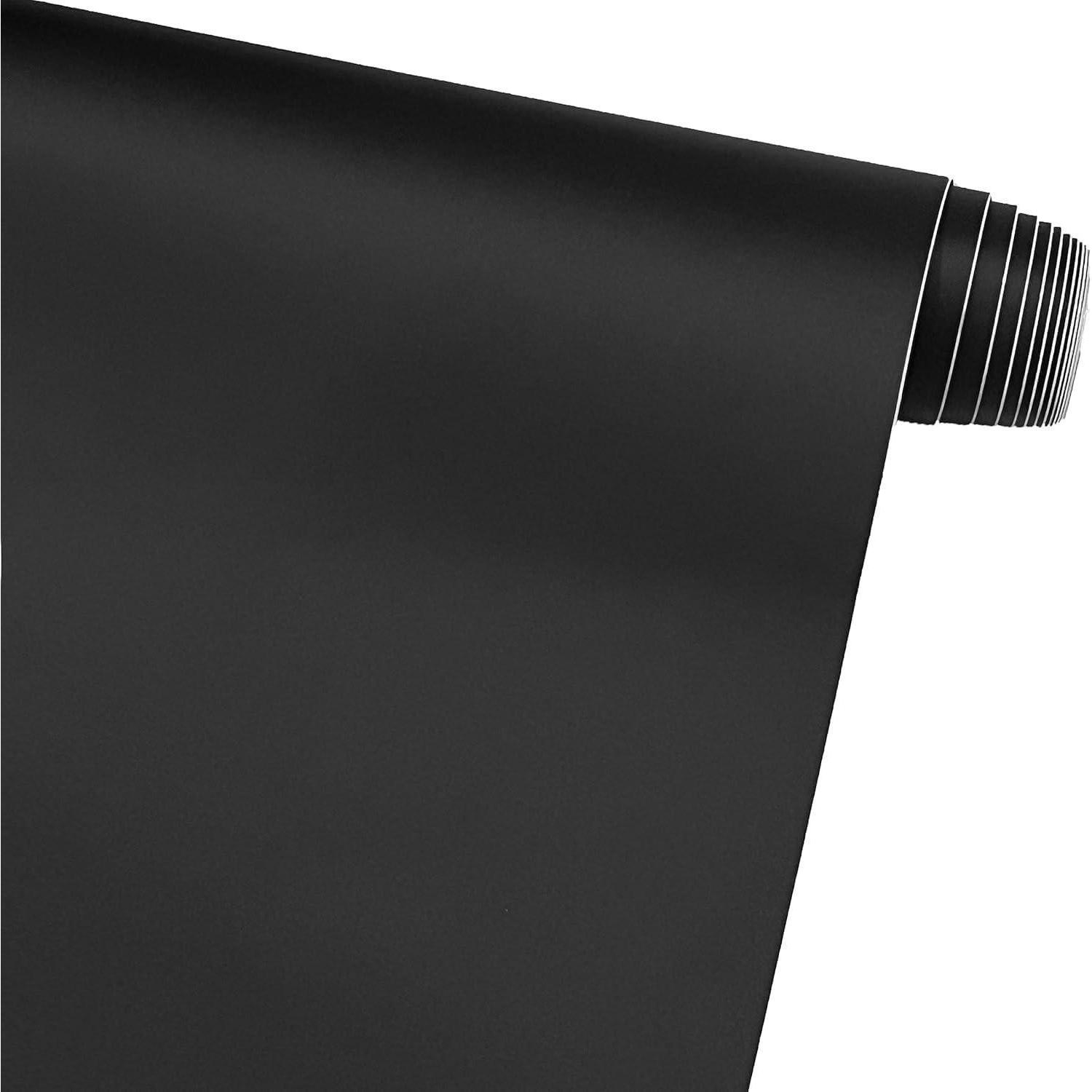 Autofolie Schwarz Matt 30x150cm Blasenfrei Verklebbar Lackschutzfolie