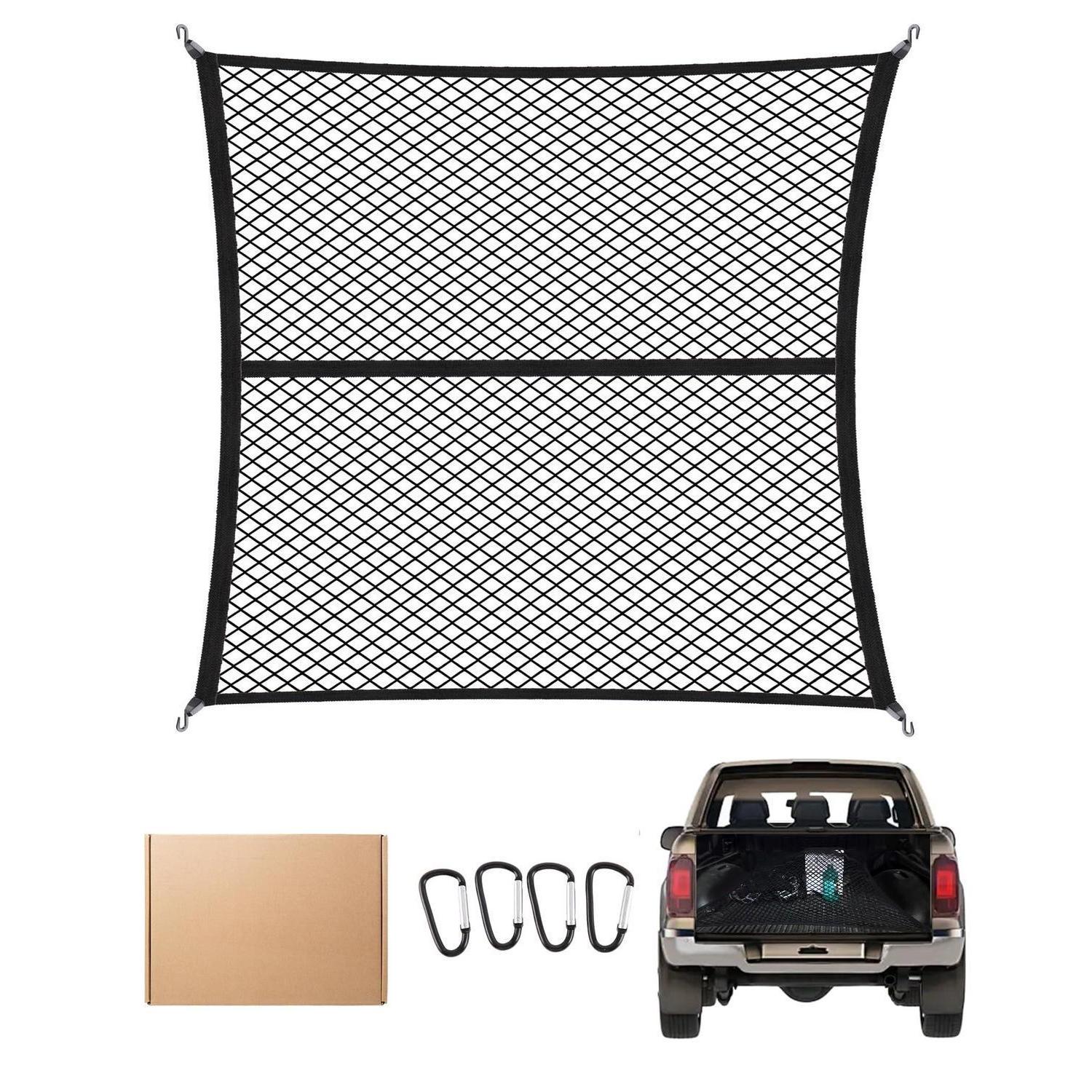 Gepäcknetz 120x120cm Dehnbar Bis 210x210cm Für Lkw & Auto