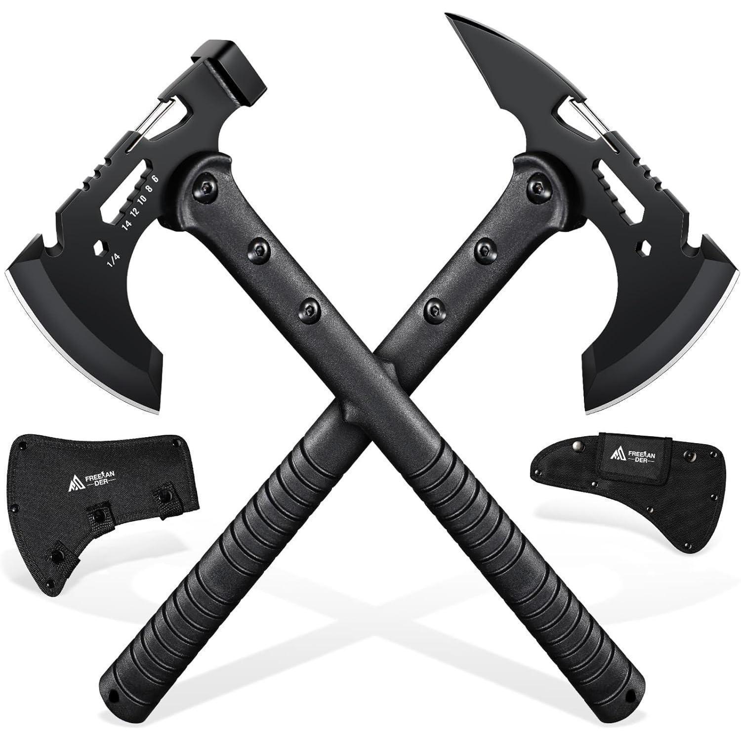 Survival Axt Set Mit Hammer Und Spitze, Outdoor Beil Mit Scheide