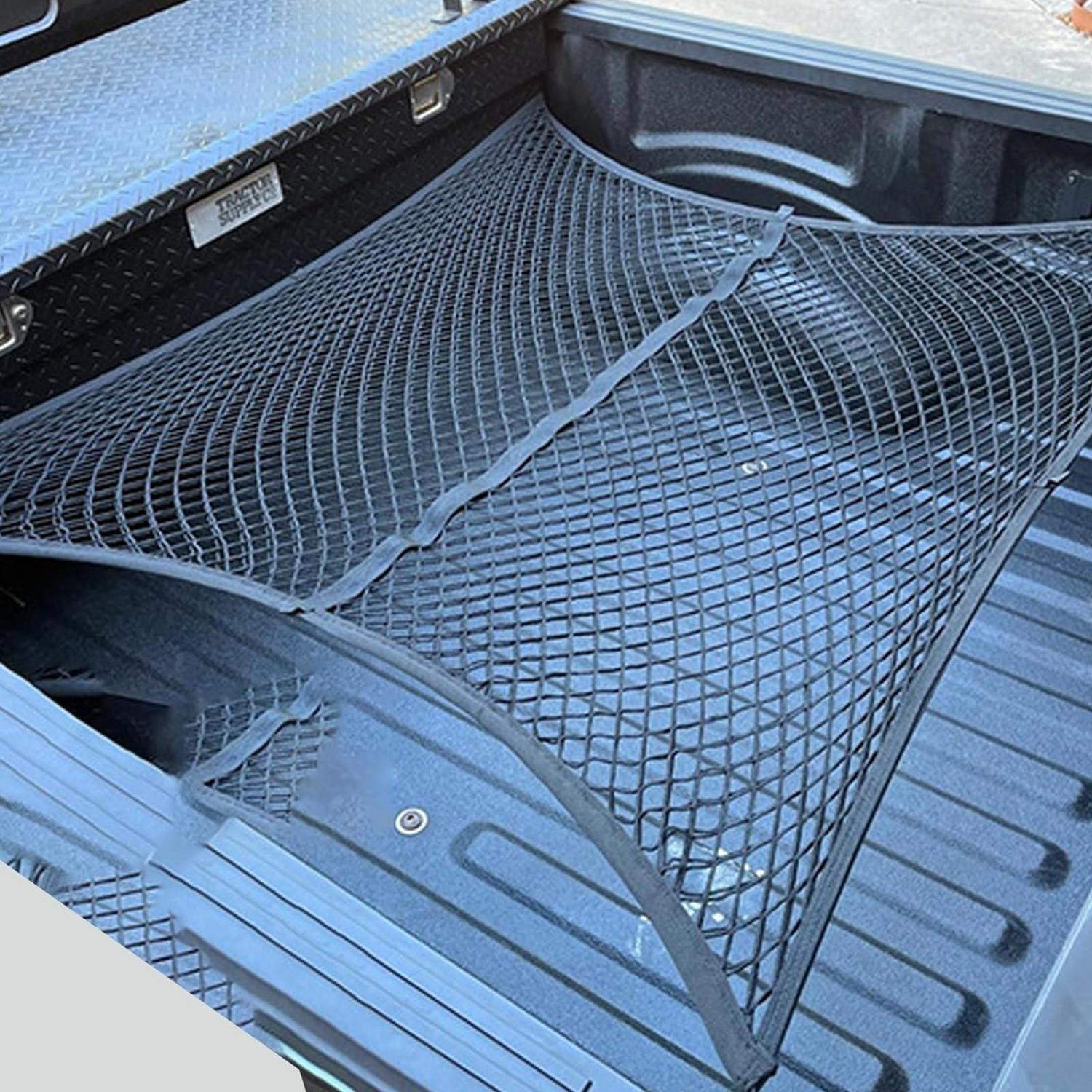 Gepäcknetz Lkw 1.2x1.2m, Dehnbar Bis 2.1x2.1m, Mit 6 Stahlkarabinern