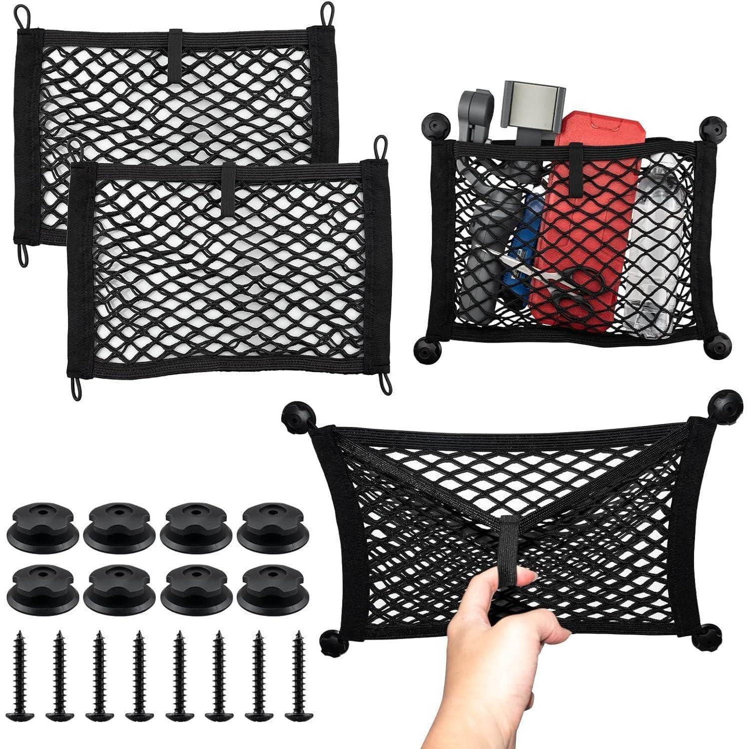 Gepäcknetz 2er Set Für Auto & Wohnmobil, 36.5x25cm, Mit Griff